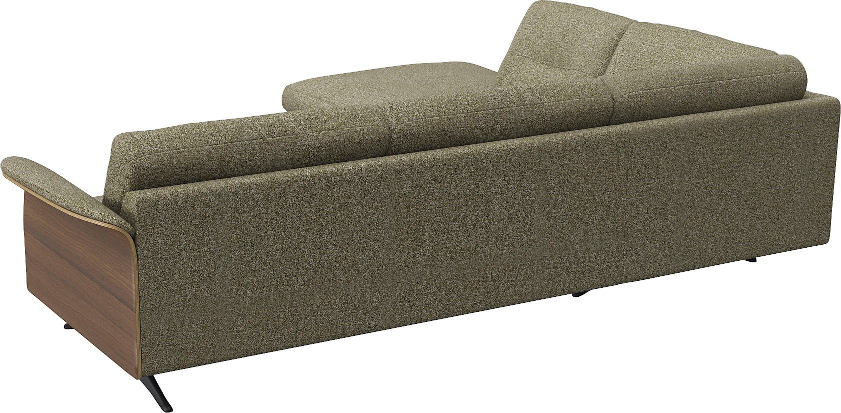 FLEXLUX Hoekbank Glow comfortabel en comfortabel door hoogwaardige zitconstructie, L-vorm