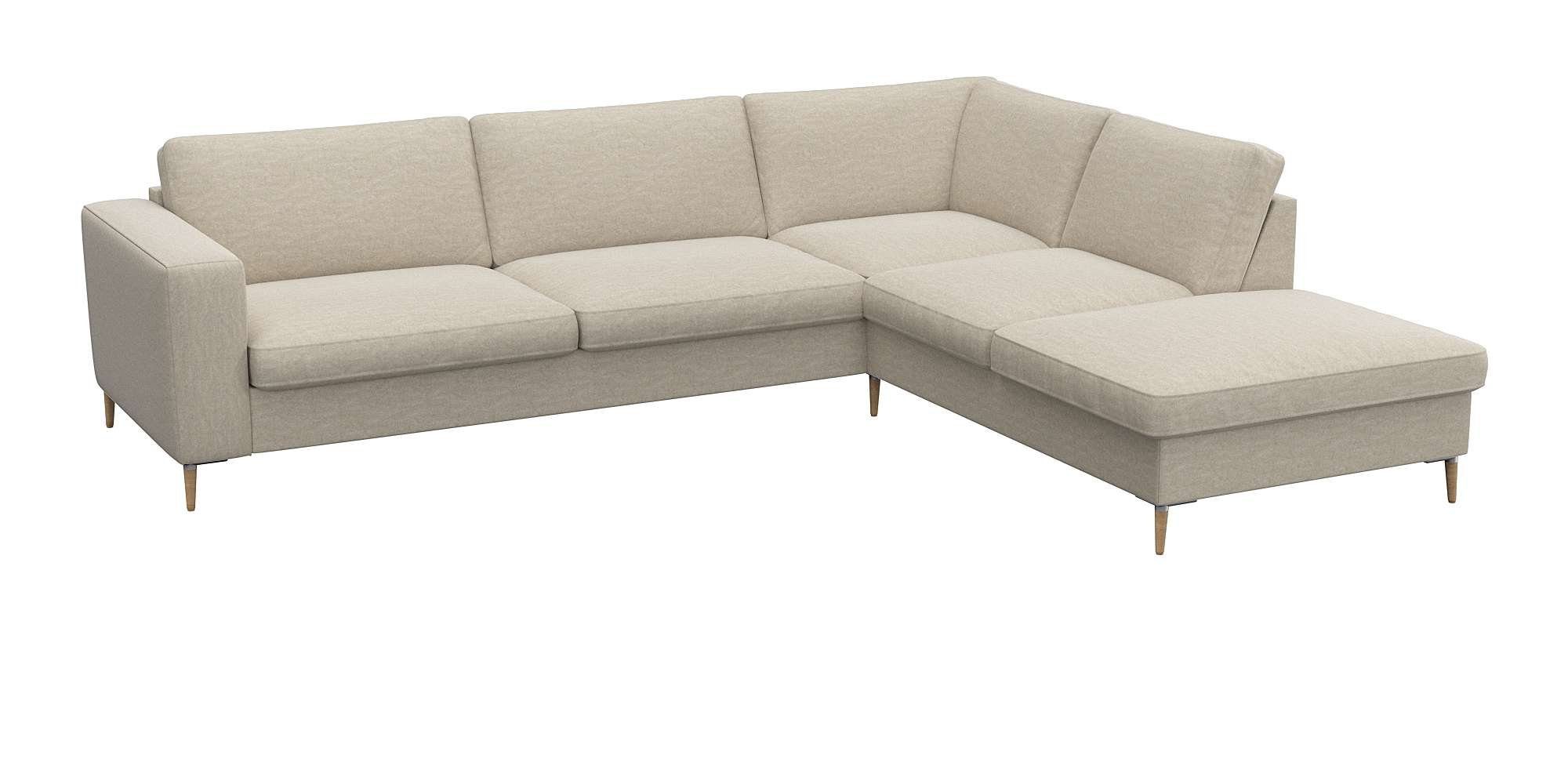 FLEXLUX Hoekbank Fiore, zitconstructie met hoogwaardig koudschuim voor meer zitcomfort
