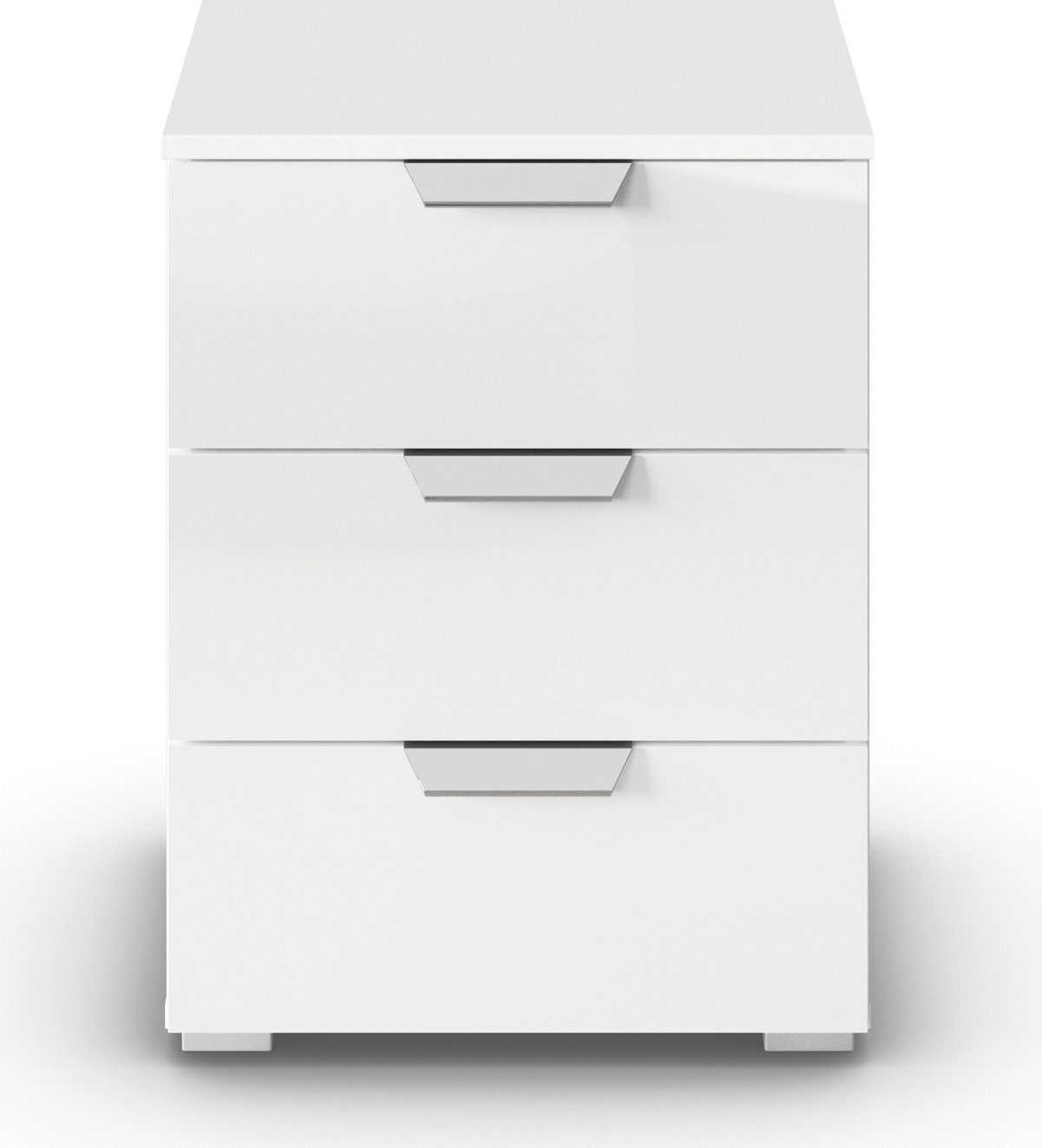 rauch Nachtkastje Glamour by Aditio met hoogglans front, 3 lades met softclose-functie