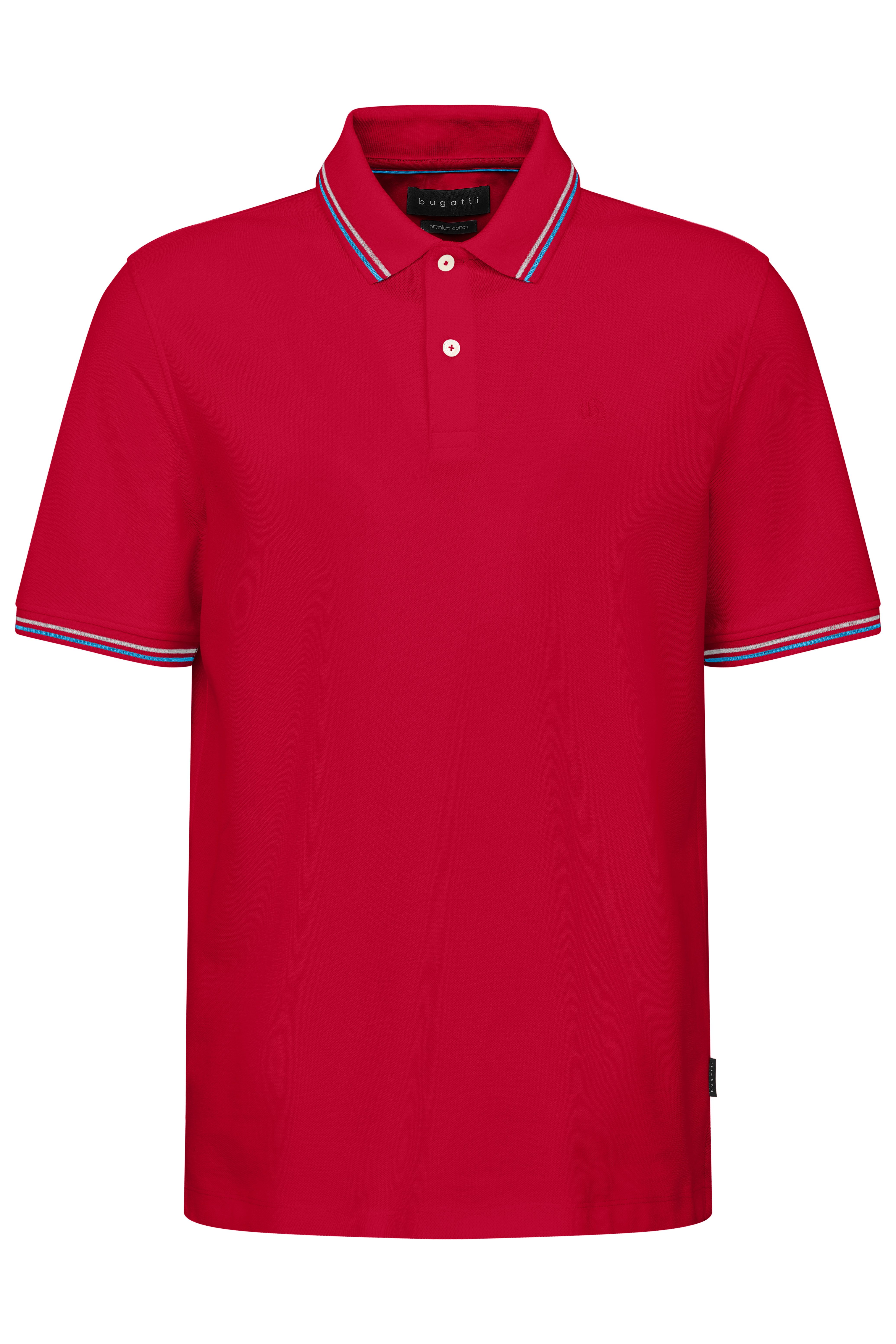 Bugatti Poloshirt met geborduurd logo