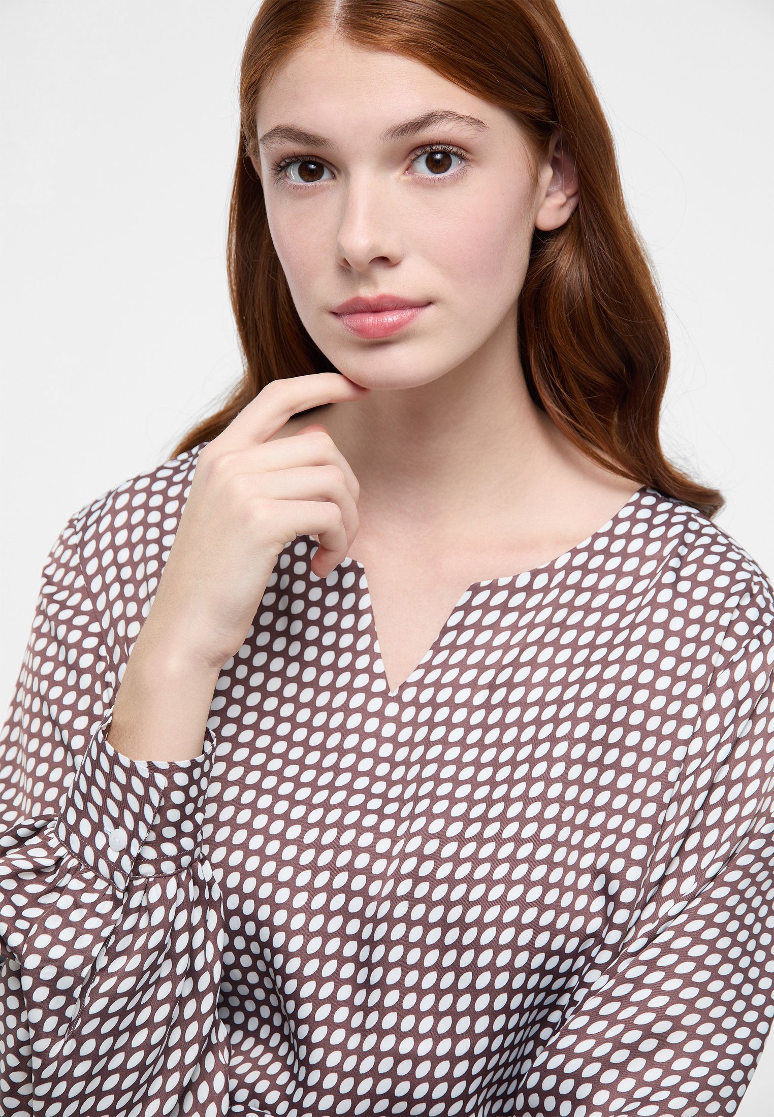 Eterna Blouse zonder sluiting Regular fit