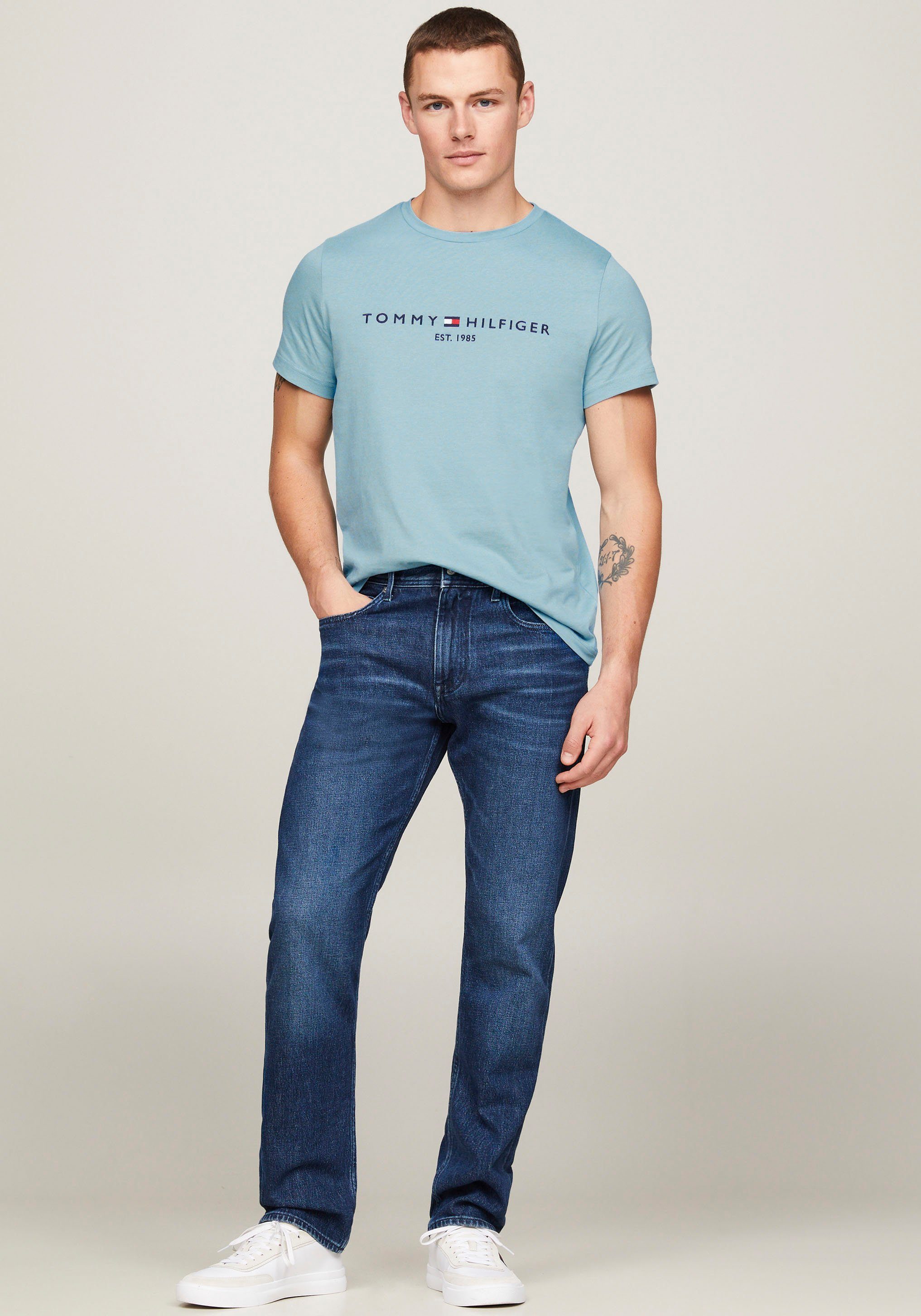 Tommy Hilfiger T-shirt Tommy Logo Tee van duurzaam katoen