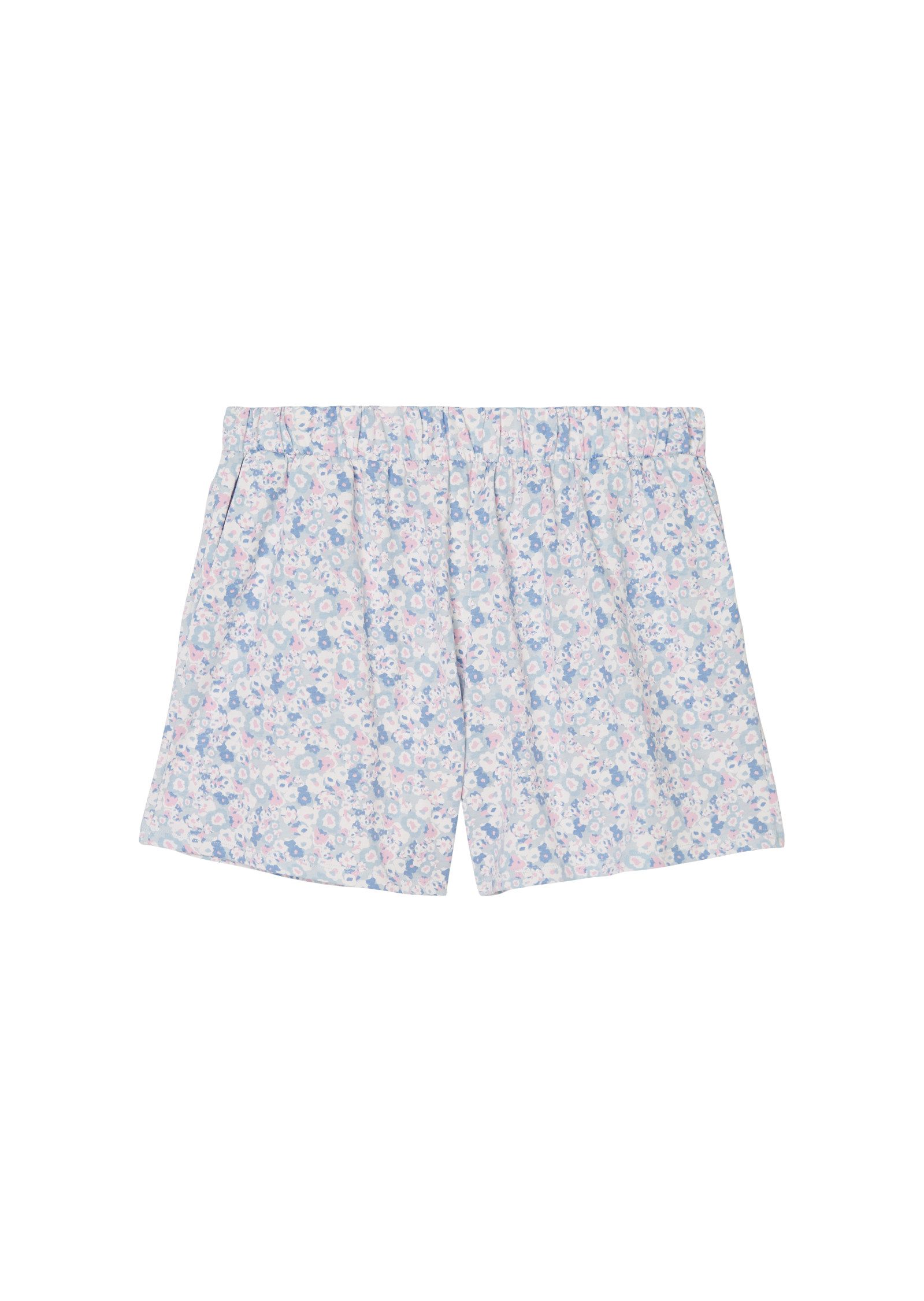 Marc O'Polo Short Mix & Match Cotton met gebloemde all-over print