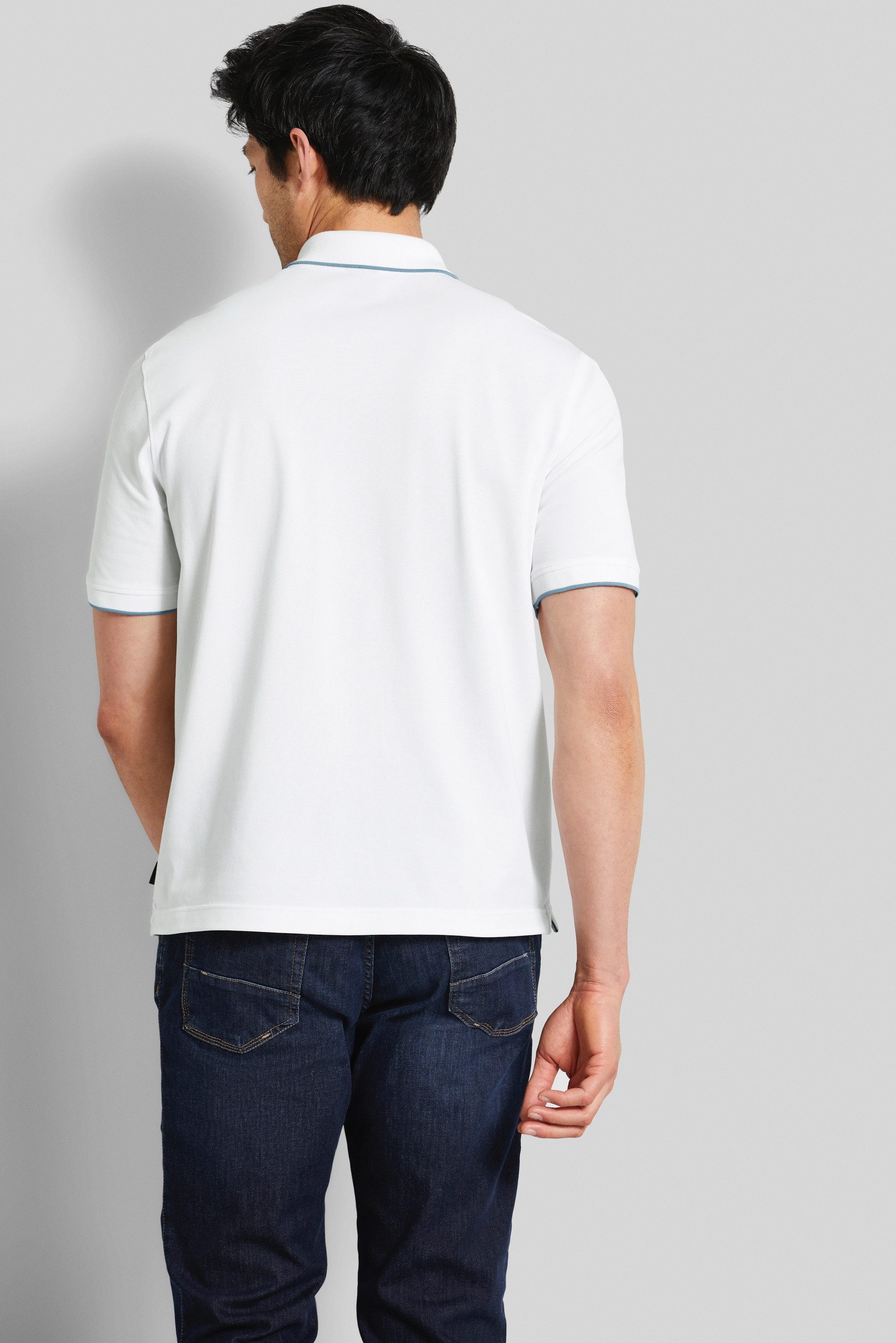 Bugatti Poloshirt met een ritssluiting