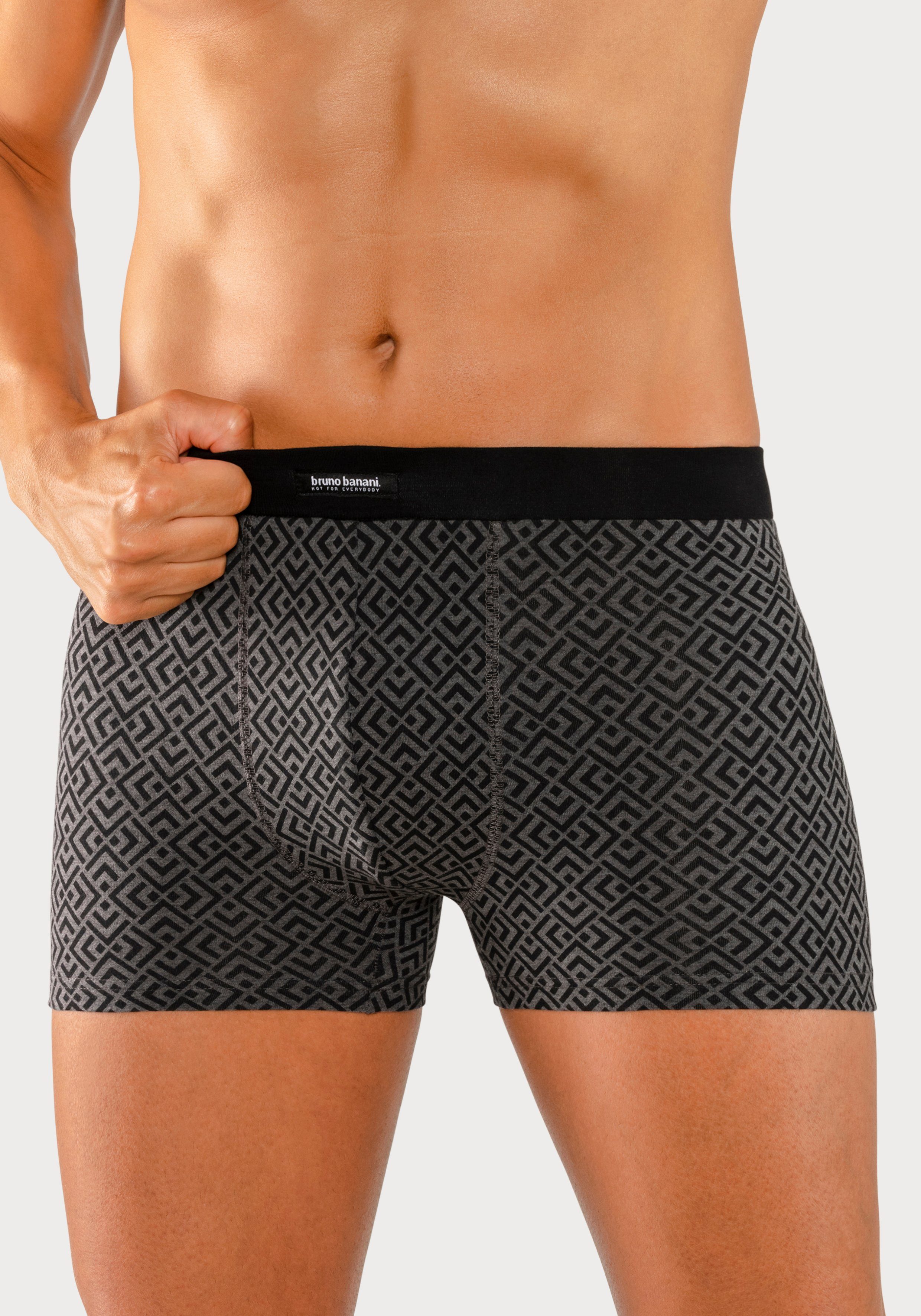 Bruno Banani Boxershort voor heren 1x met een modieuze print (set 3 stuks)