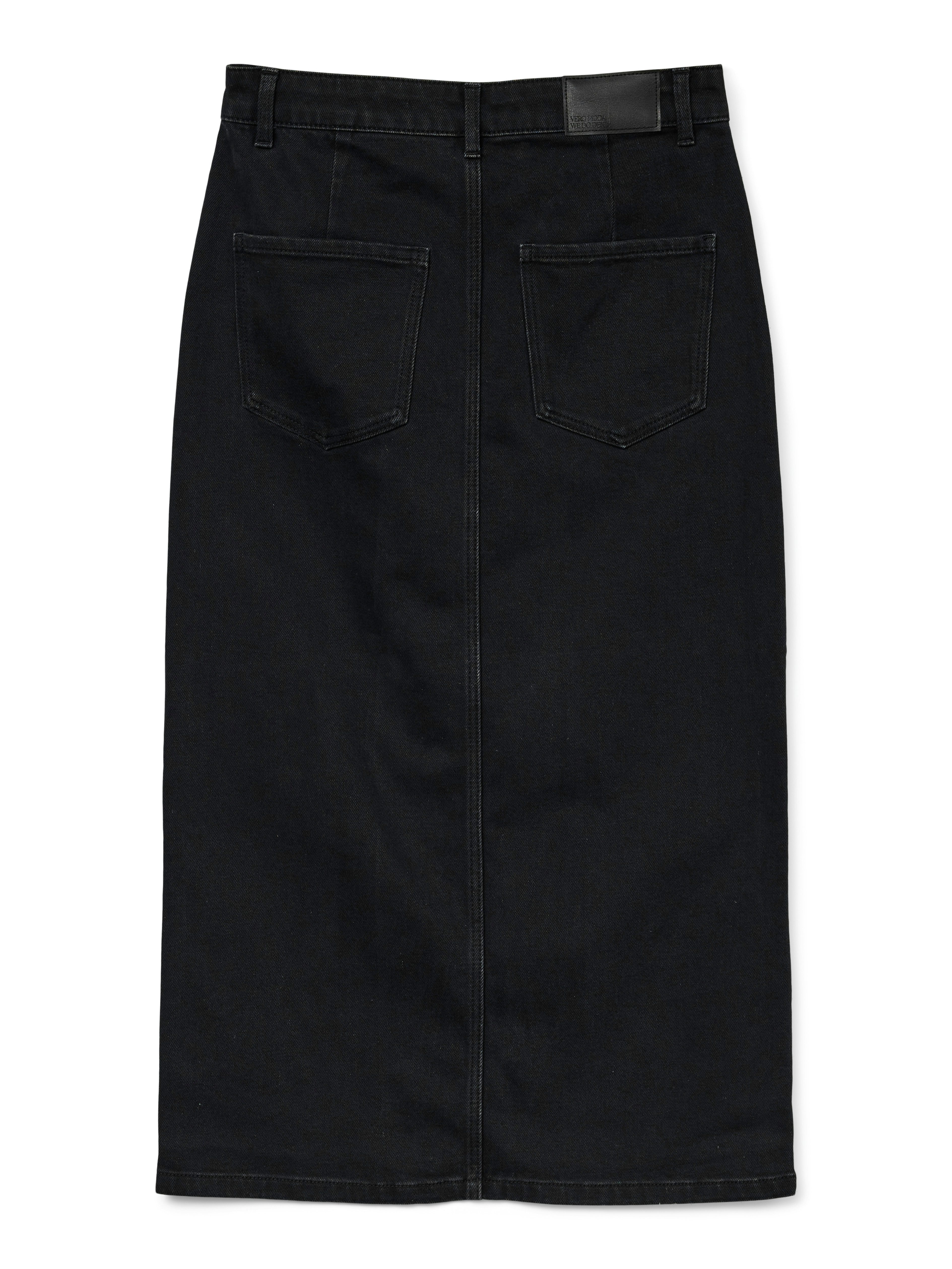 Vero Moda Jeans rok VMNATALIE HR MIDI DNM SKIRT MIX NOOS
