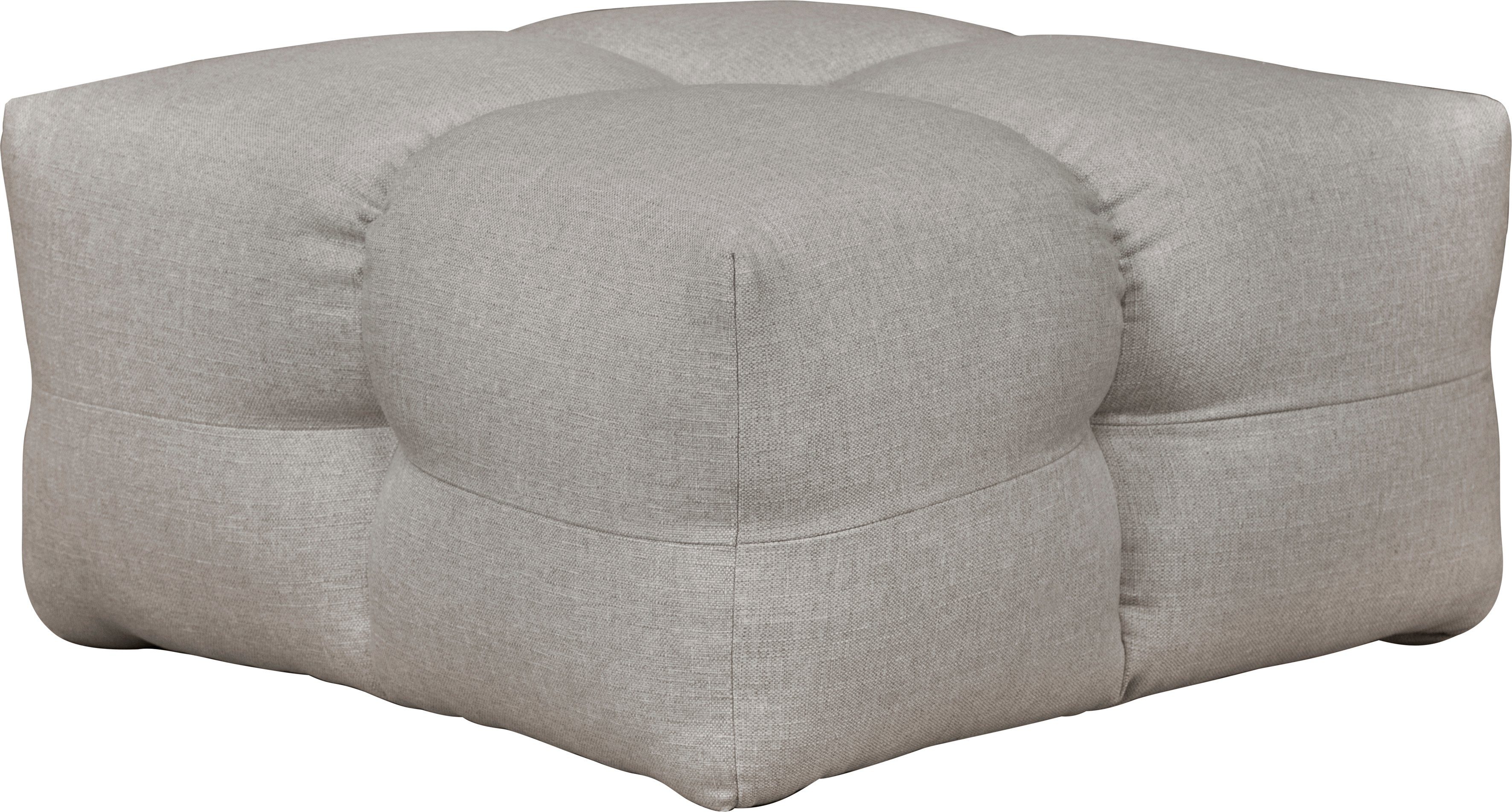 LeGer Home by Lena Gercke Hocker TALISHA zitpoef, moderne quilt, afmetingen: 84/93/43 cm