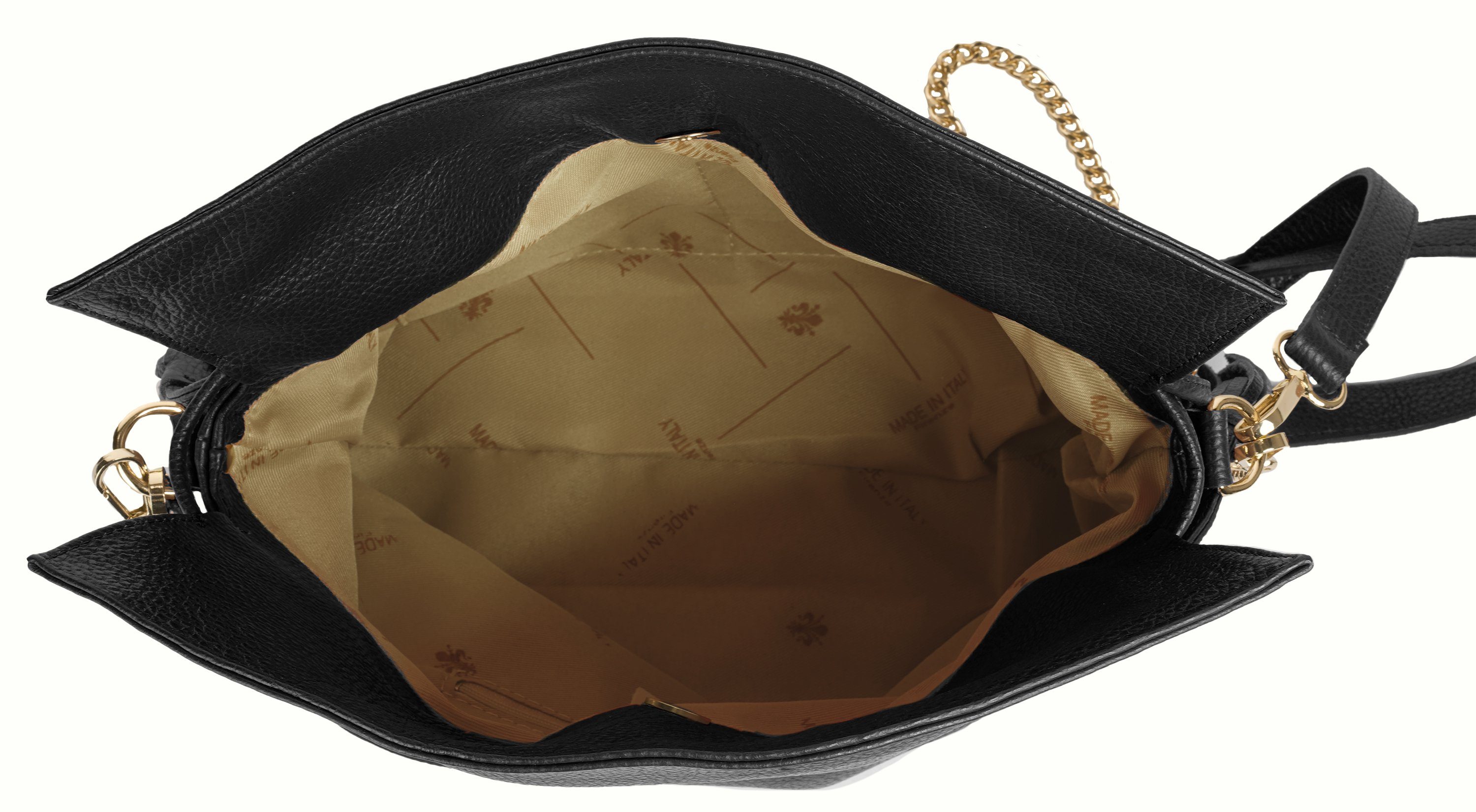 Samantha Look Schoudertas echt leer, made in italy