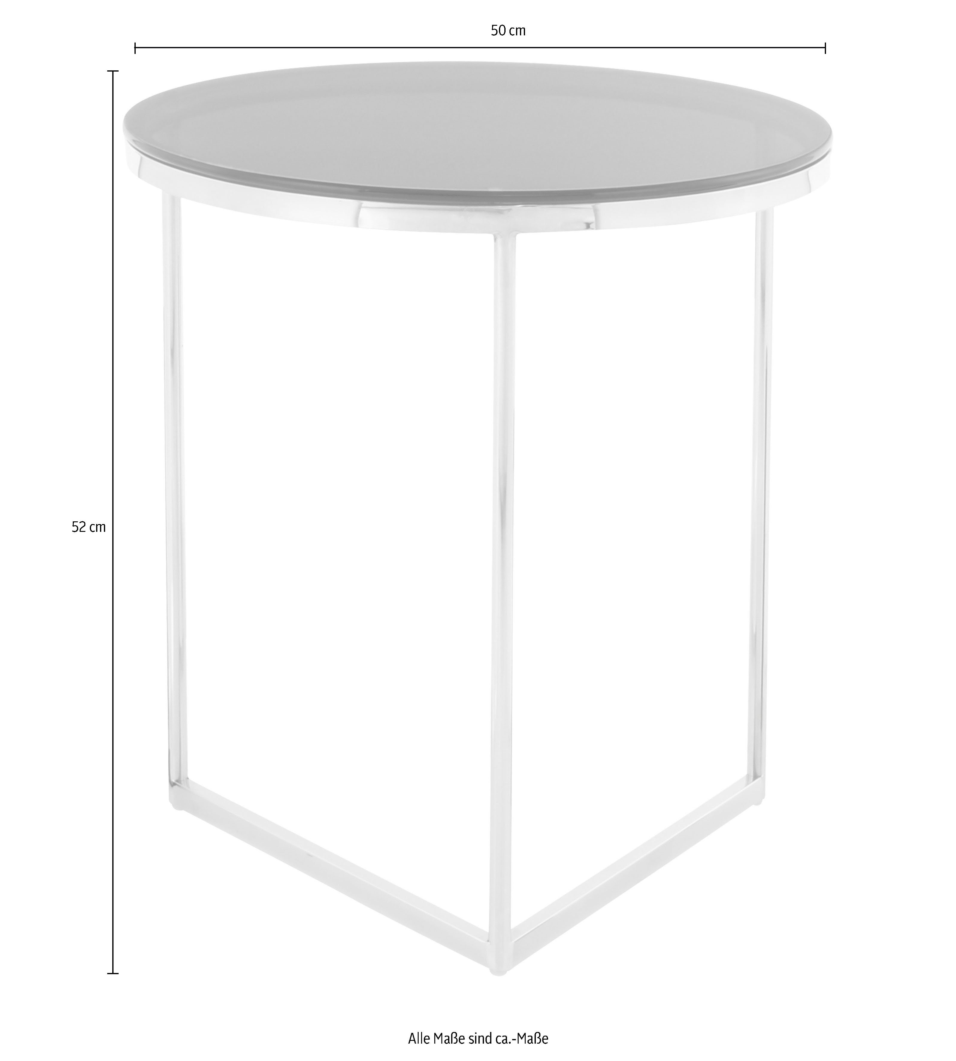 Kayoom Bijzettafel Wynona 225, in stijlvol ontwerp, met driehoekige basisvorm (1 stuk)