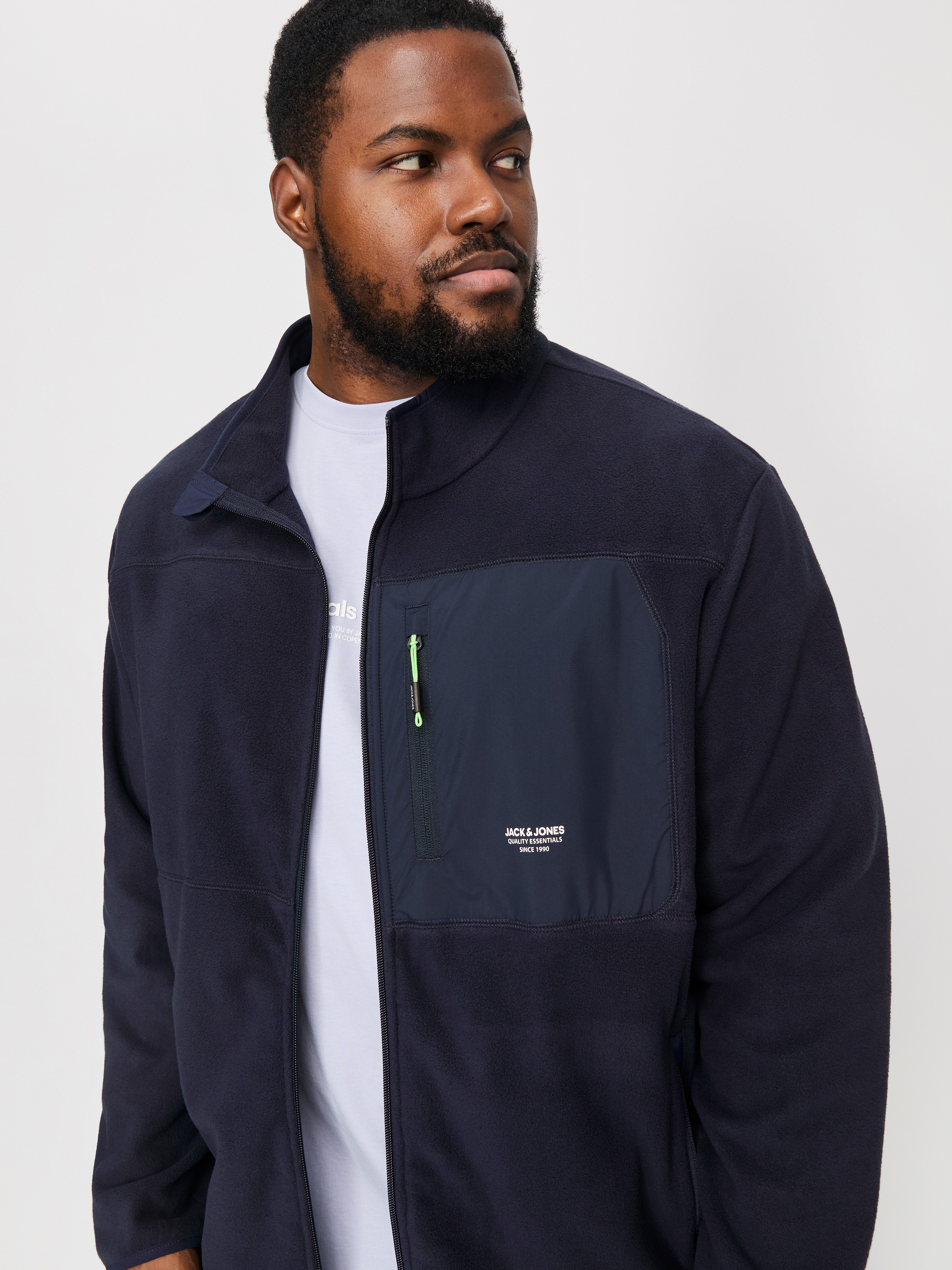 Jack & Jones PlusSize Fleecejack JJTHEO FLEECE JACKET PLS