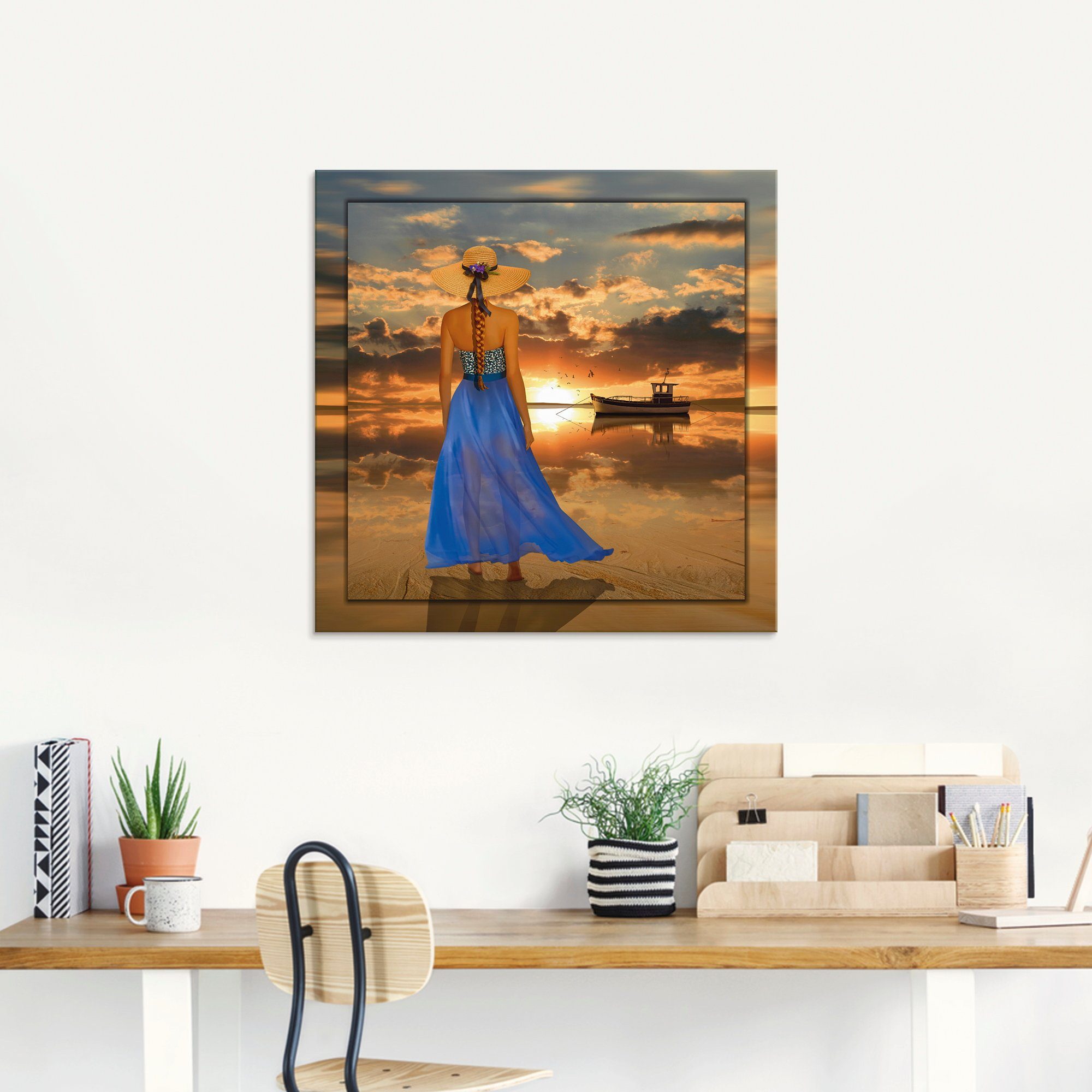 Artland Print op glas Zomergevoelens in verschillende maten