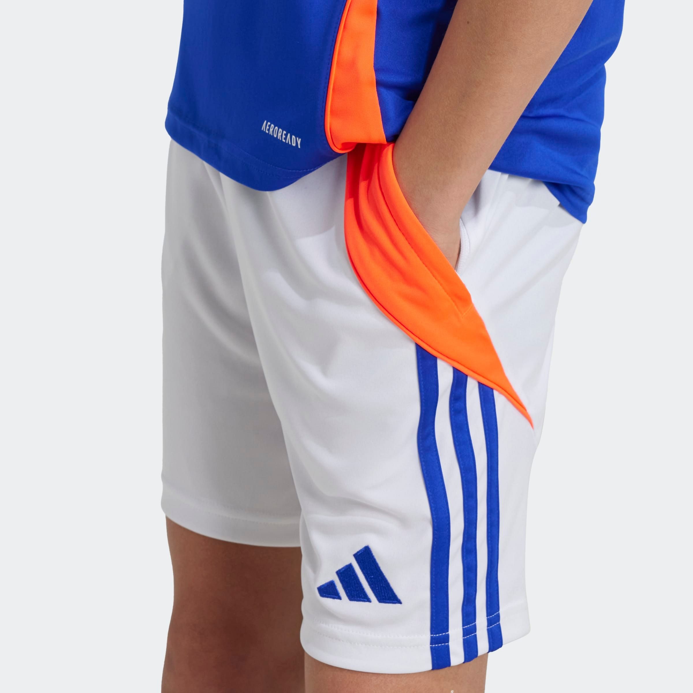 adidas Performance Trainingsshort TIRO24 TRSHOY (1-delig) jongens korte broeken maat 164 wit