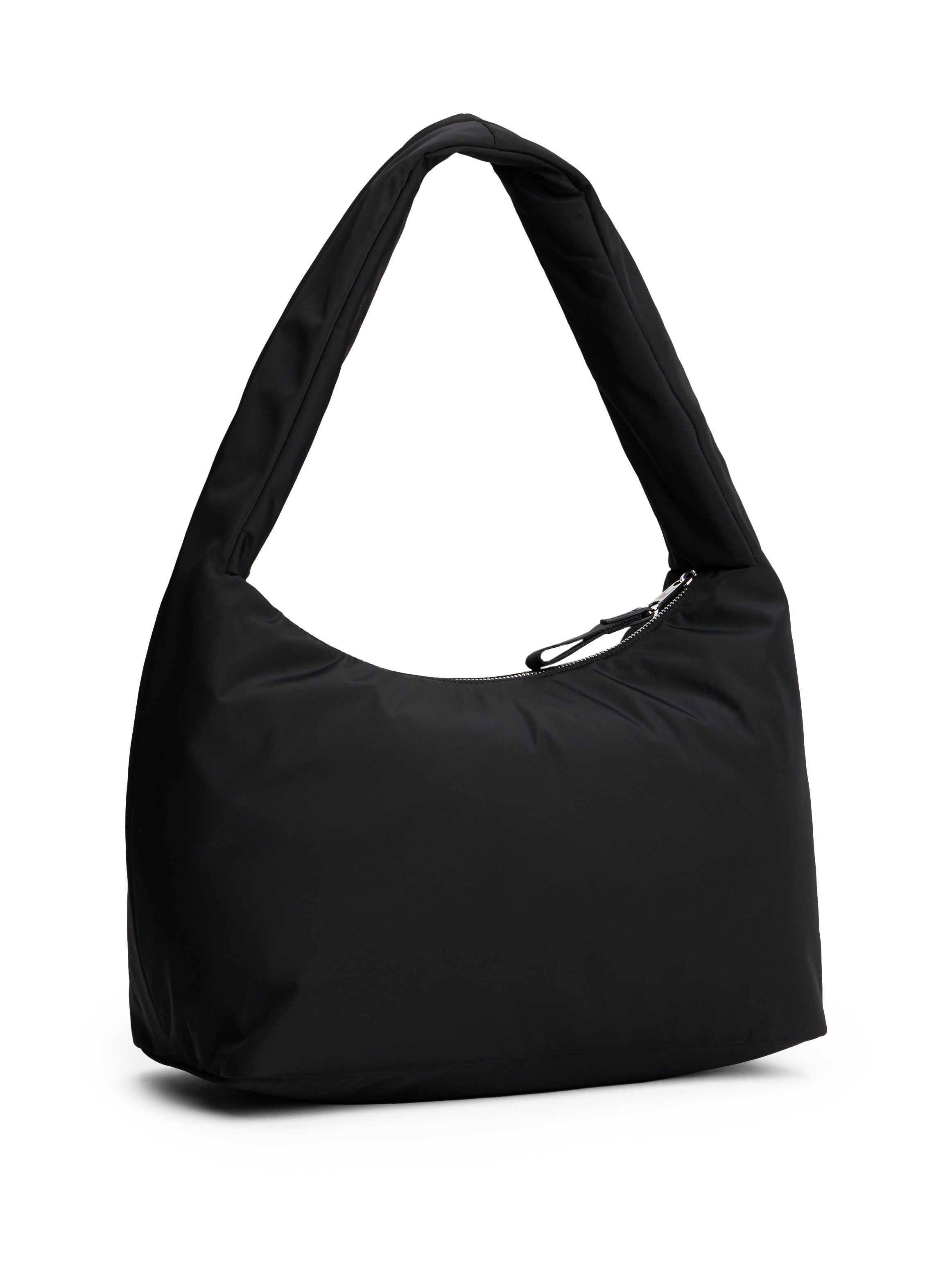 TOMMY JEANS Hobo-tas TJW URBAN NYLON HOBO dames schoudertas, minibag met waardevol logo-embleem