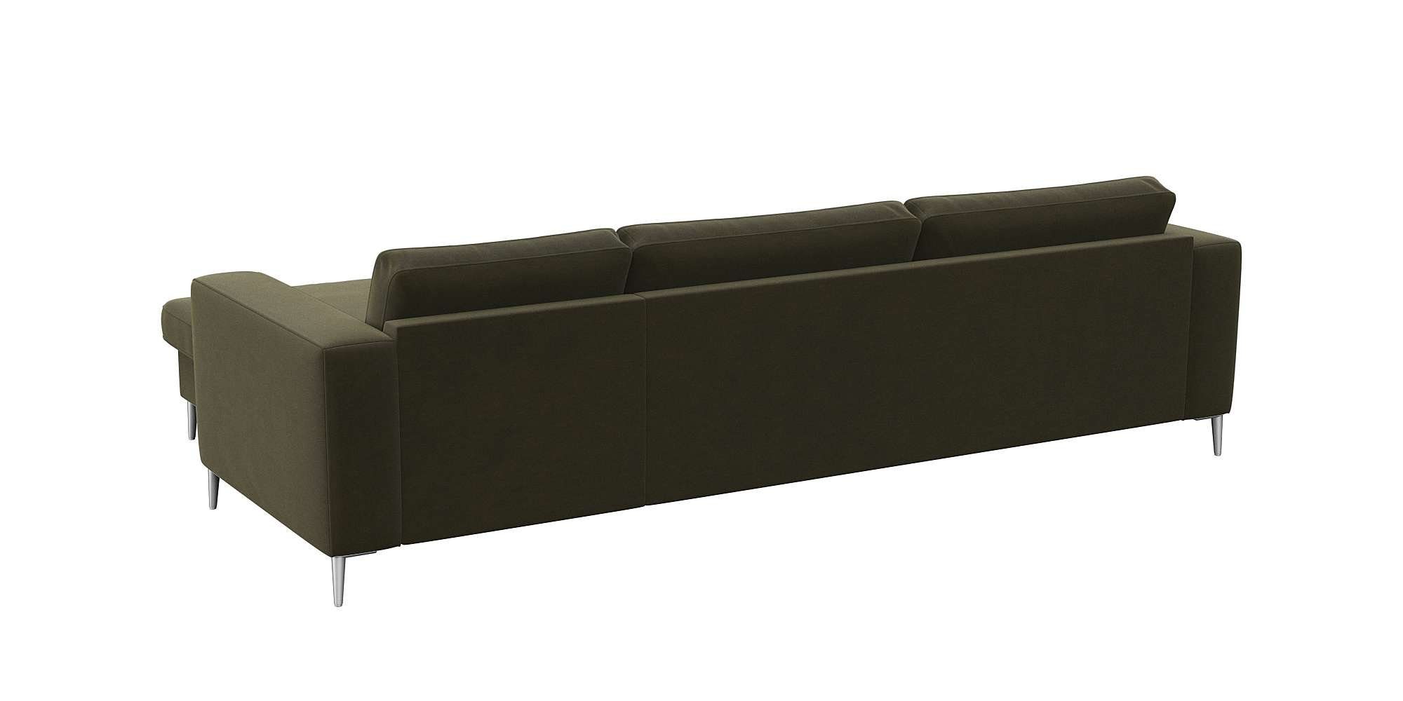 FLEXLUX Hoekbank Fiore, super zitcomfort door koudschuim in de zitting, L-vorm