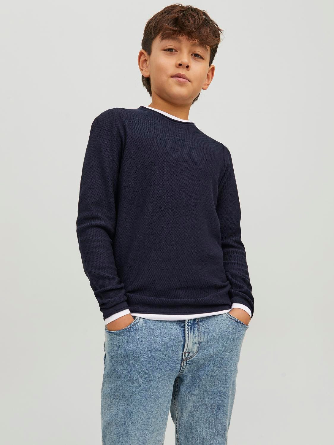 Jack & jones Gebreide pullover met structuurmotief model 'TWINN'