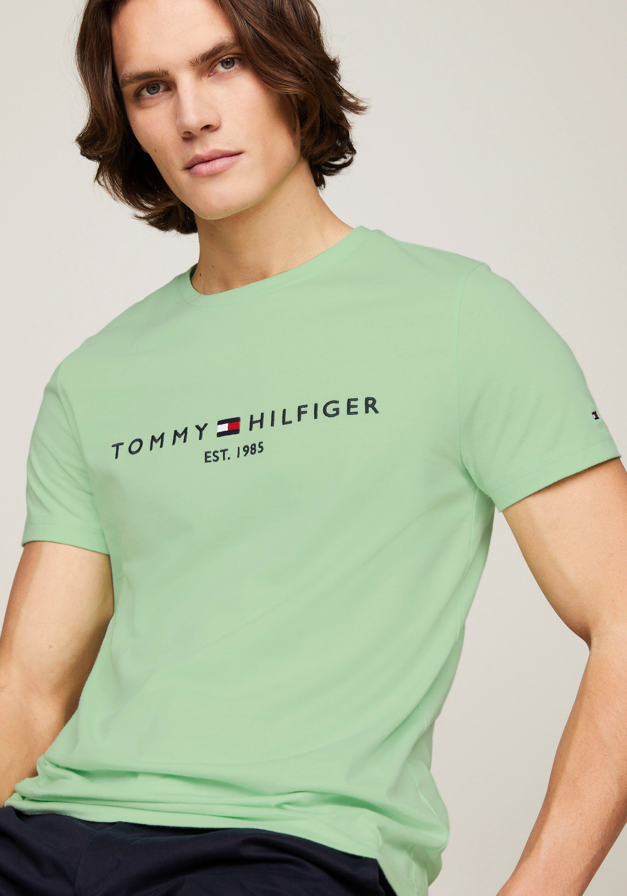 Tommy Hilfiger T-shirt Tommy Logo Tee van duurzaam katoen