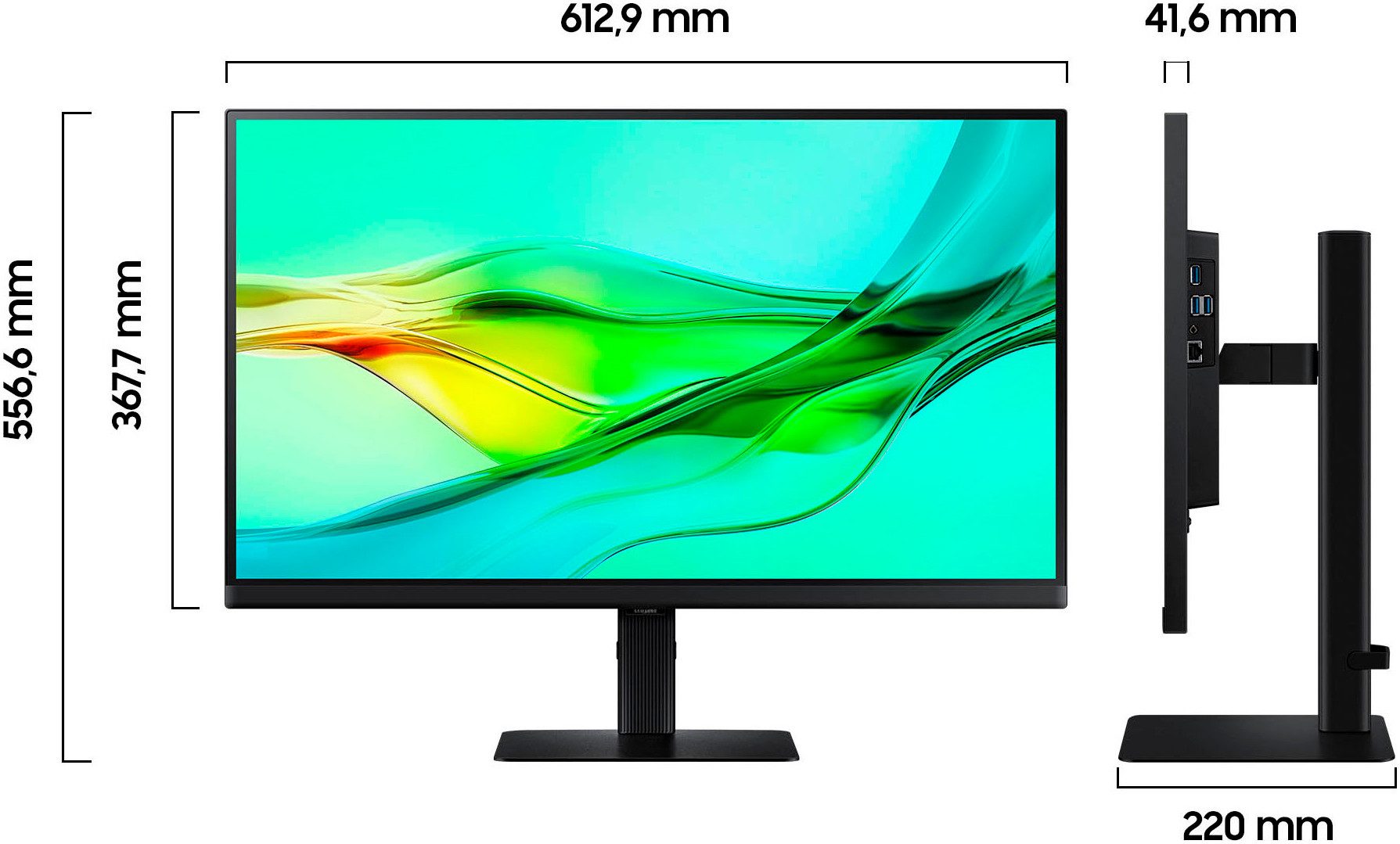 Samsung Ledscherm S27D600UAU, 68 cm / 27", QHD