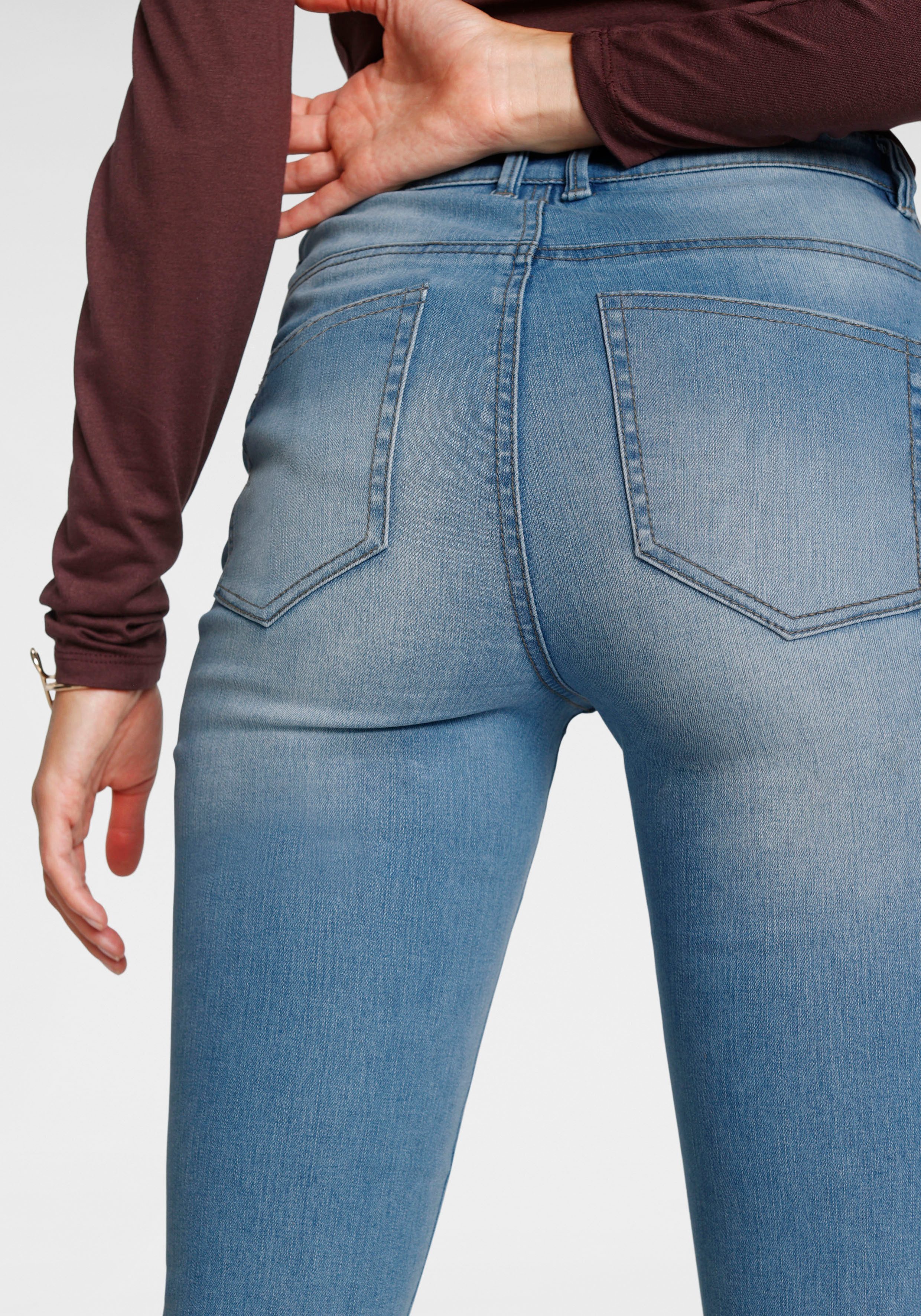 Only Skinny fit jeans ONLPAOLA met stretch