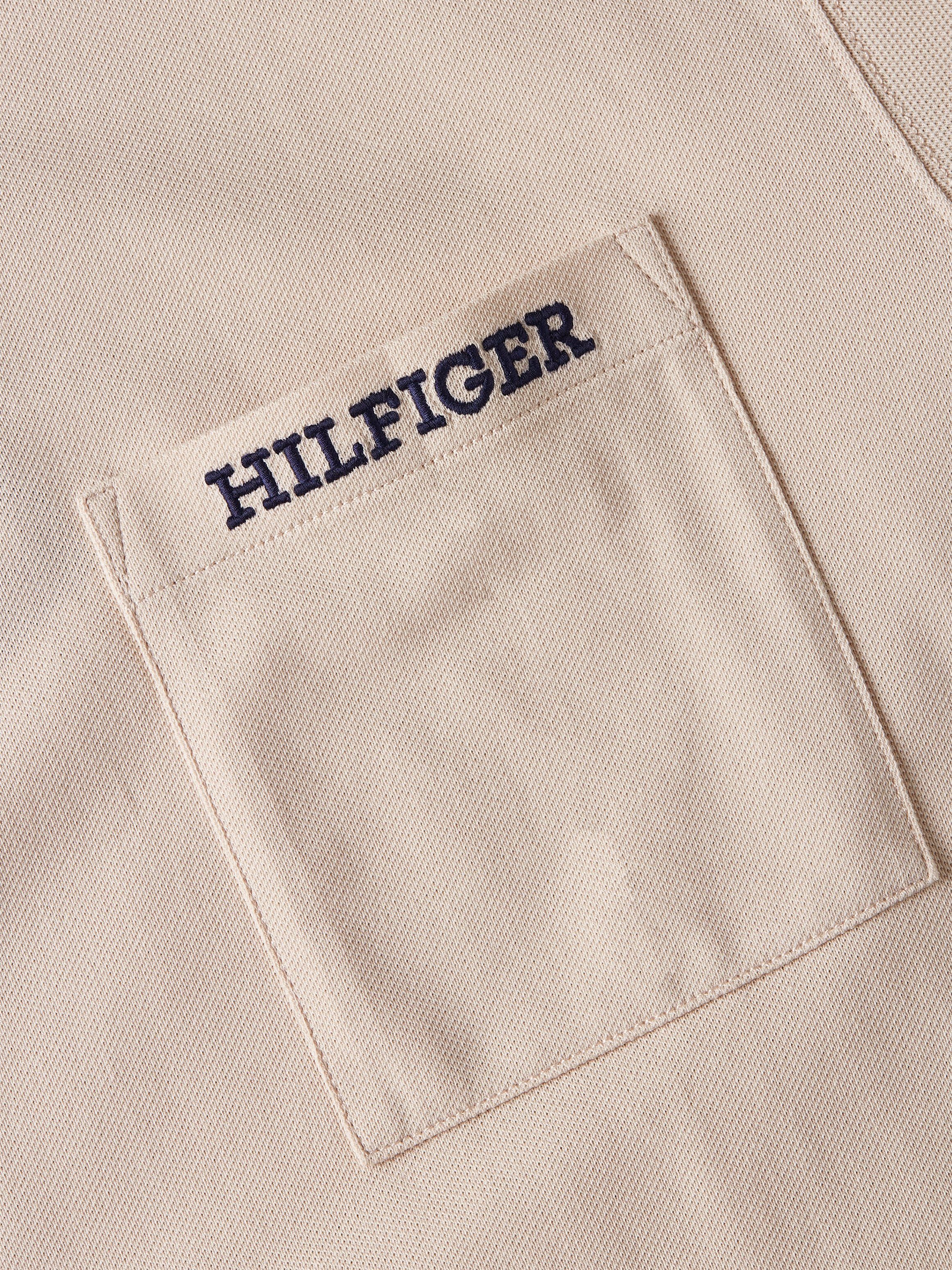 Tommy Hilfiger Shirt met lange mouwen MONOTYPE PIQUE POCKET LS TEE
