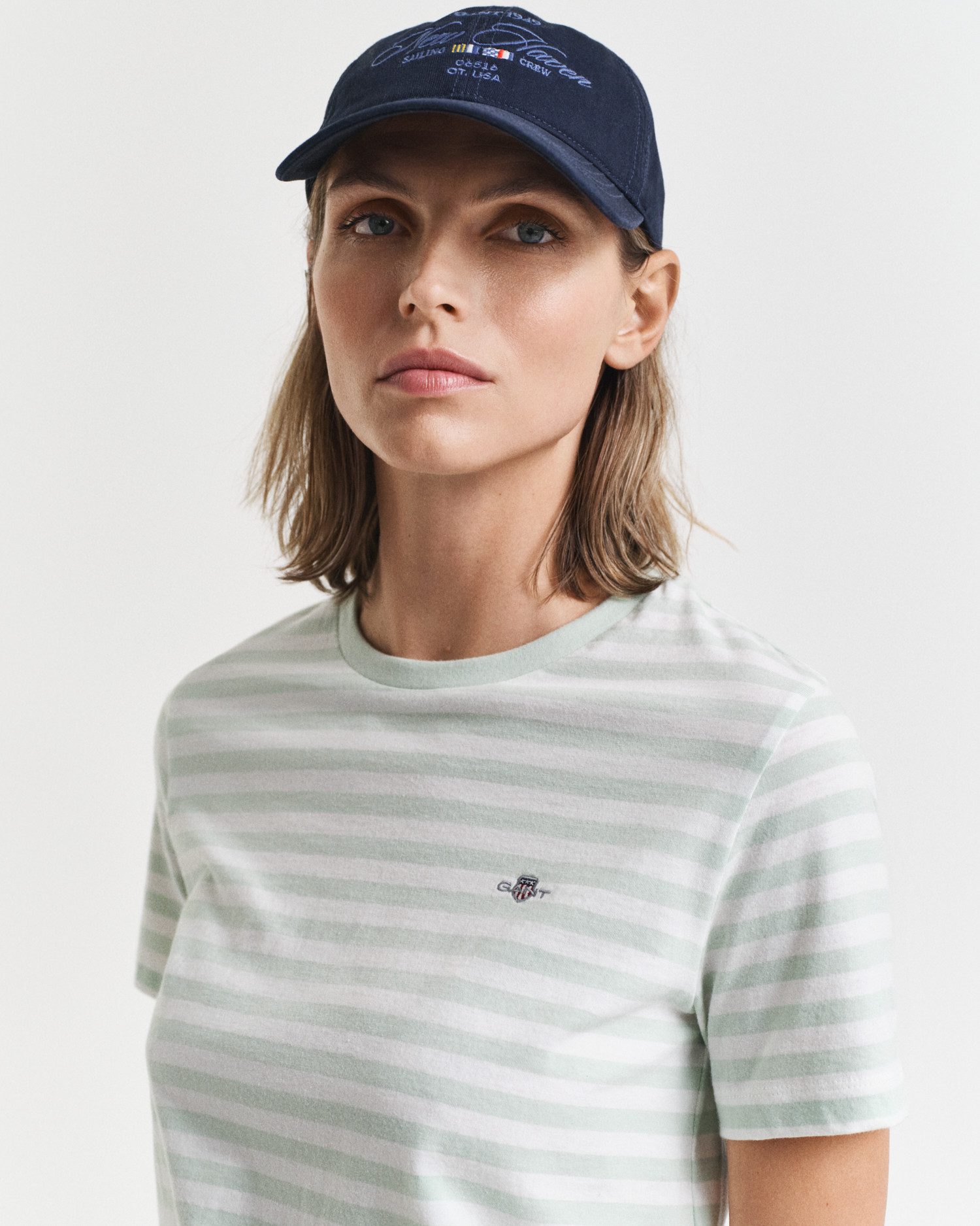 Gant T-shirt REG STRIPED SHIELD SS T-SHIRT