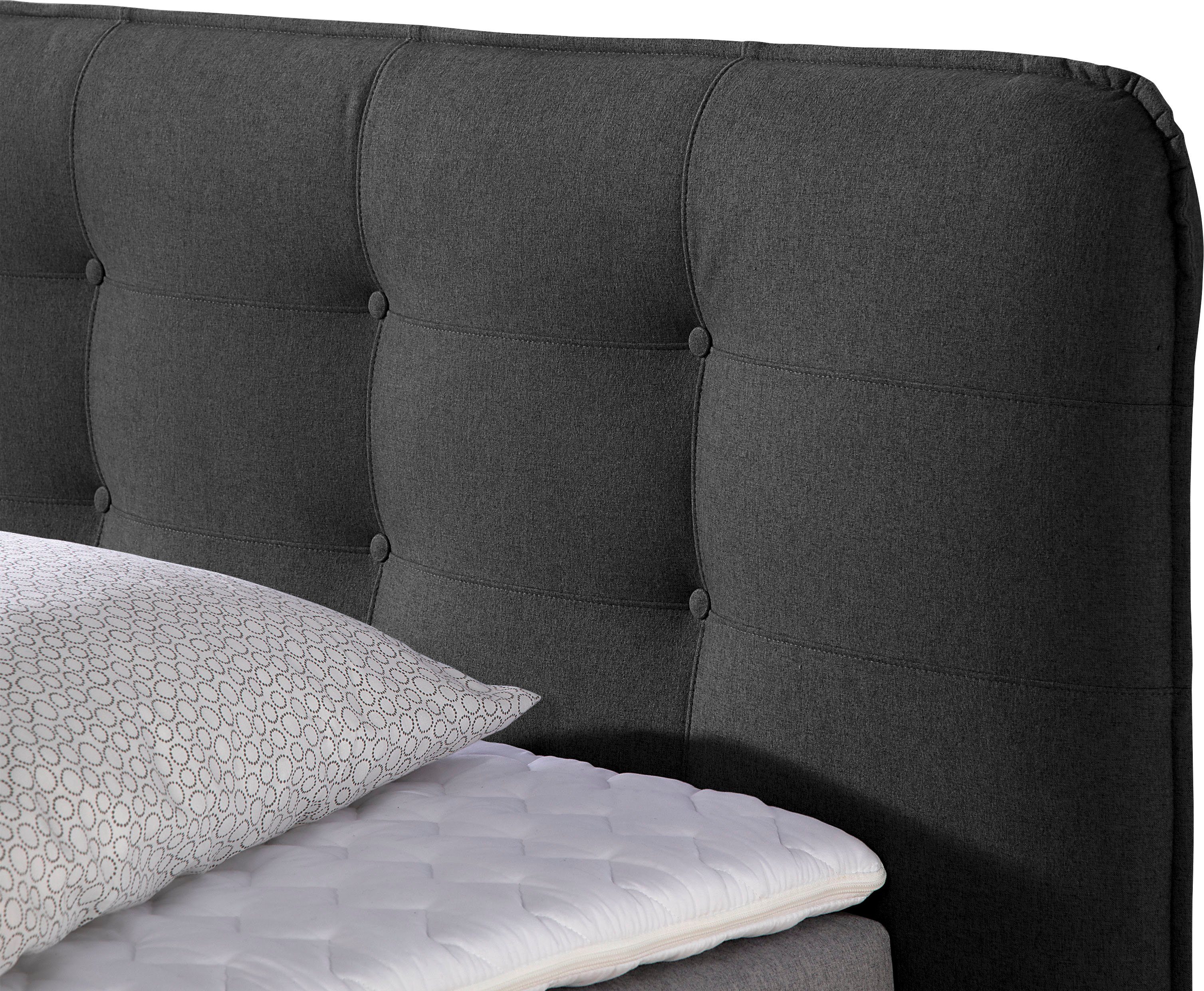 Home affaire Boxspring inclusief topmatras van koudschuim en bedkist