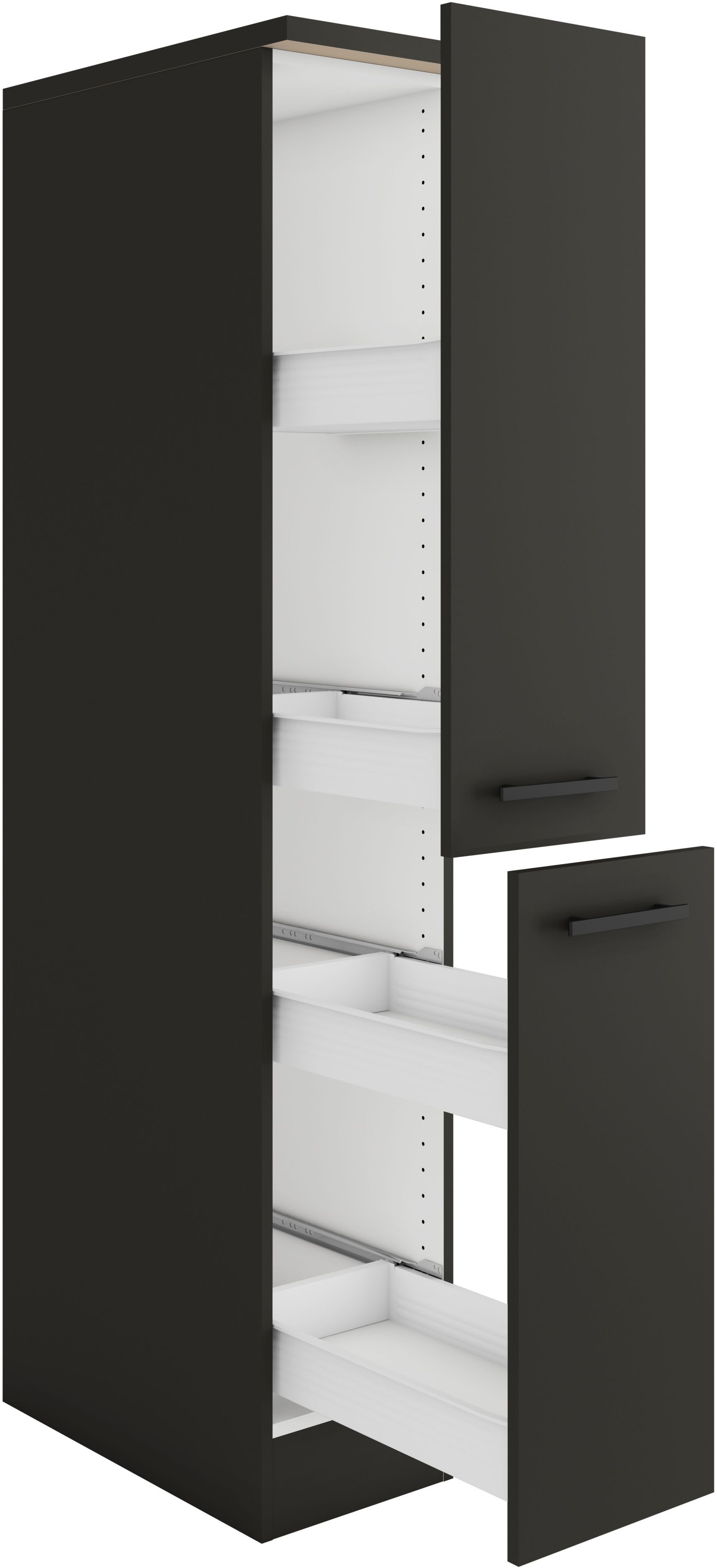 OPTIFIT Apothekerskast Palma Breedte 30 cm, hoogte 174,4 cm, 2 uittrekken, 5 planken