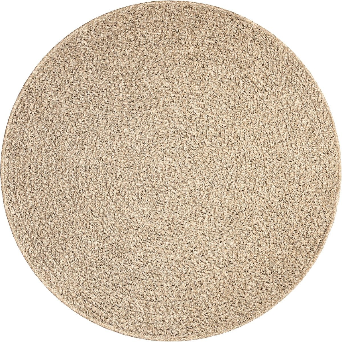 The carpet Vloerkleed Kansas moderne robuuste in- en outdoor tapijt jute look