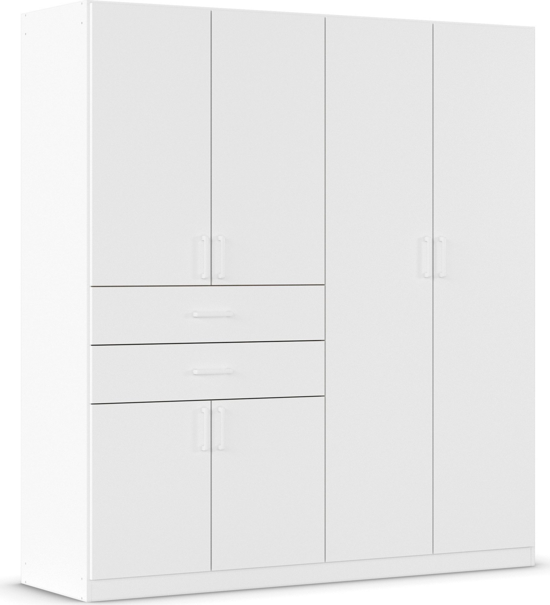 rauch Draaideurkast Kledingkast kast garderobe MAIKA met decor-front 2 lades, in verschillende breedtes, hoogtes, kleuren, made in germany