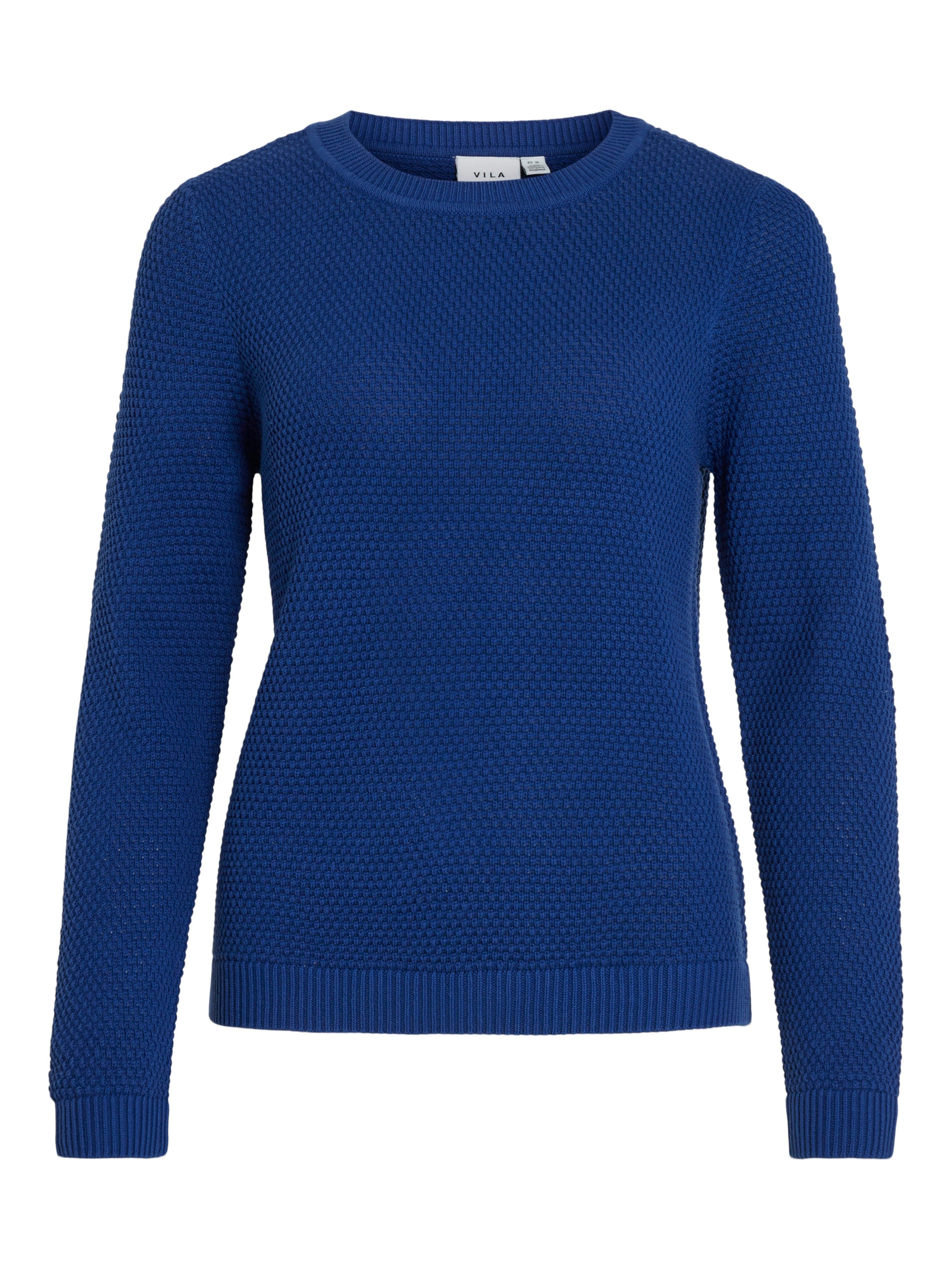 Vila Trui met ronde hals VIDALO O-NECK L S KNIT TOP- NOOS