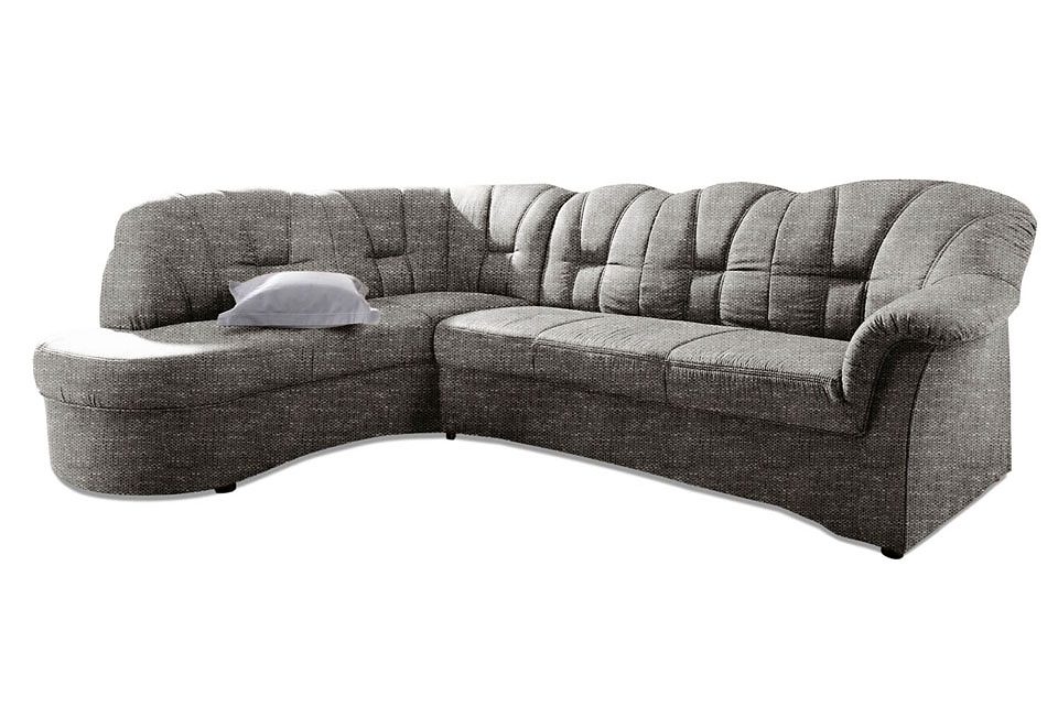 DOMO collection Hoekbank Papenburg, tijdloze rugsteppingen, elegante armleuning, L-vorm