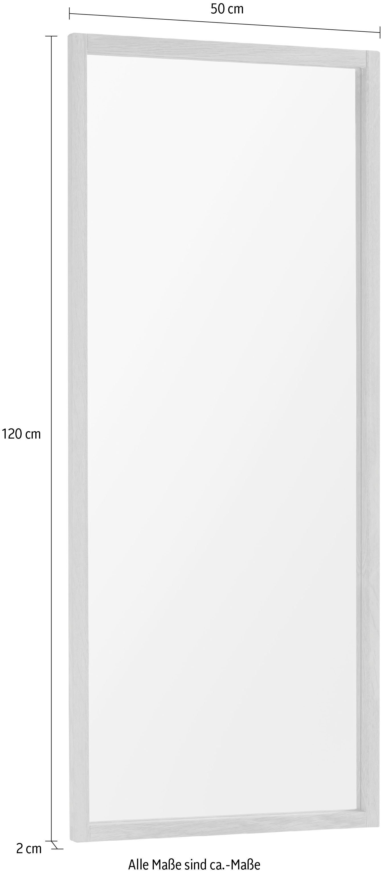 MCA furniture Wandspiegel Alwar, TOPSELLER! Breedte ca. 50 cm, groot spiegeloppervlak