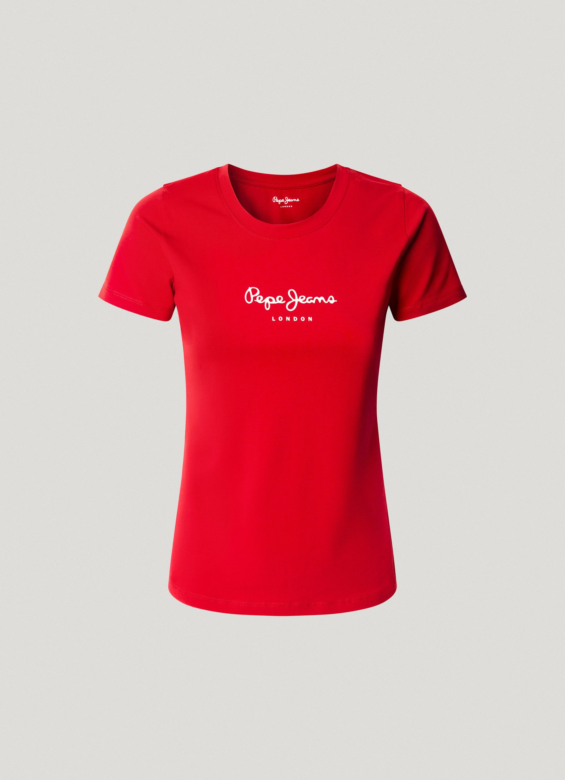 Pepe Jeans T-shirt NEW VIRGINIA met logoprint
