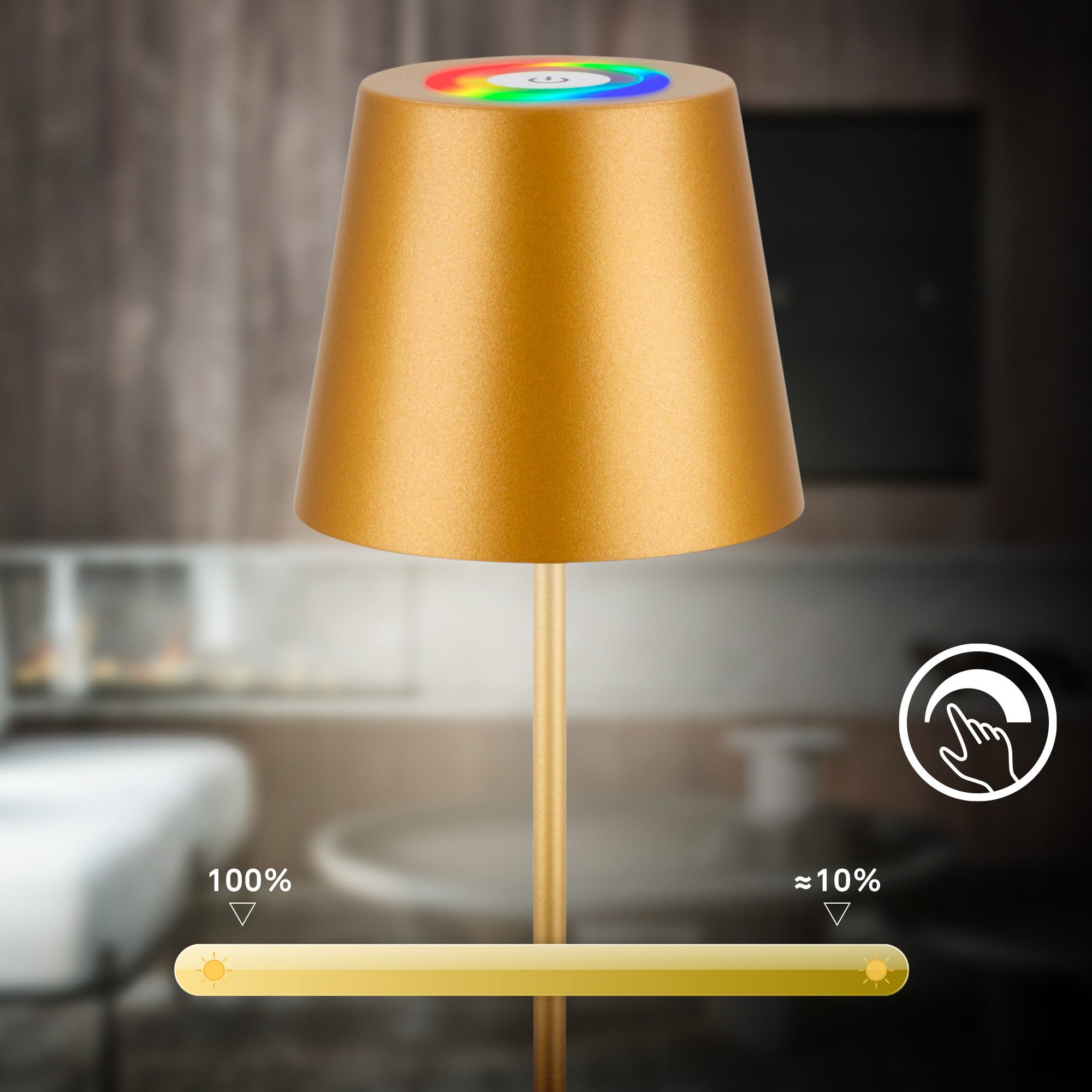 Briloner Leuchten Led-tafellamp Calida
