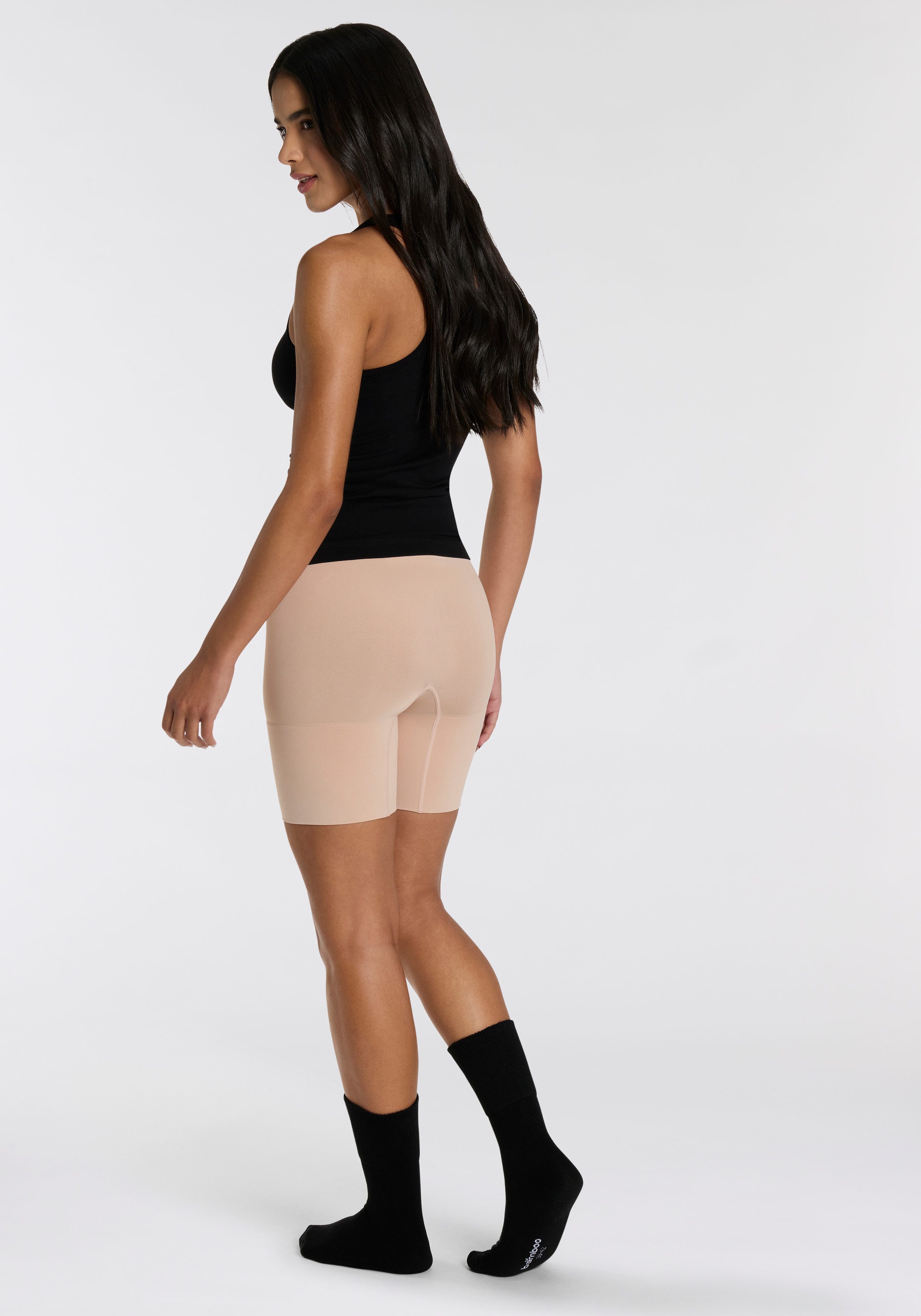 Sarlini Shapingbroek super zachte, naadloze shorts (Set van 2)