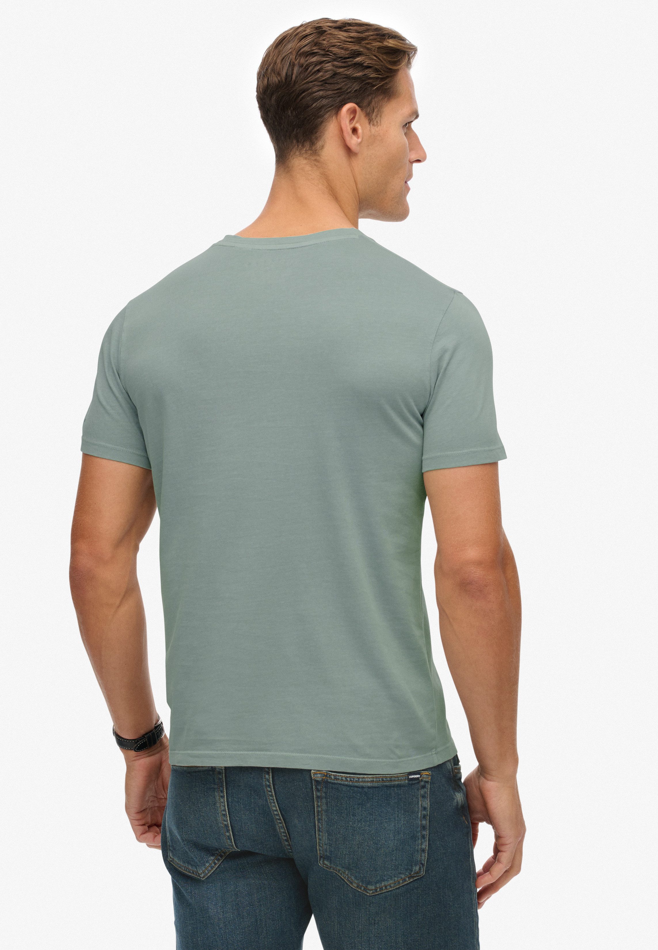 Superdry Shirt met ronde hals CLASSIC ESSENTIAL POCKET TEE