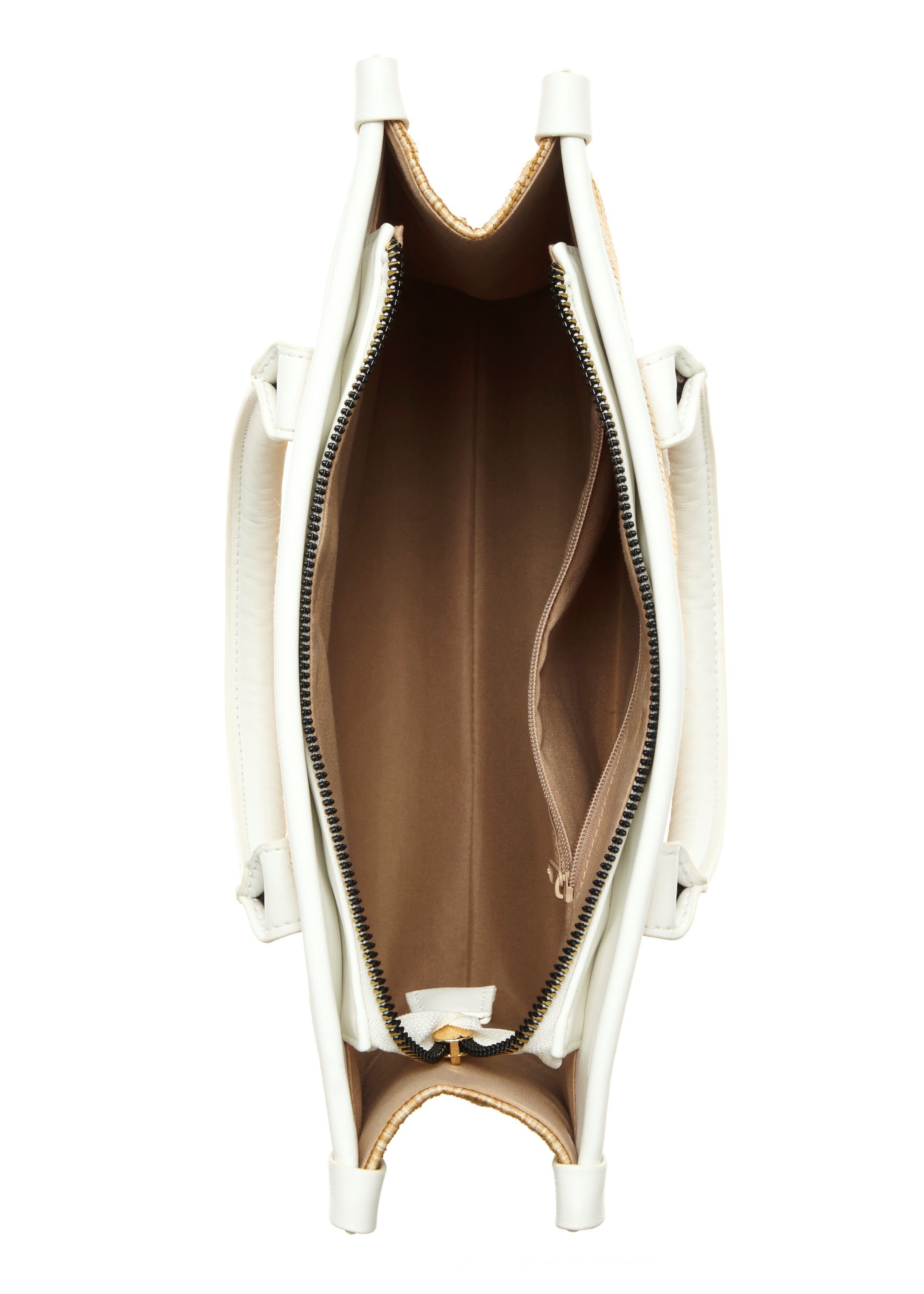 Vivance Shopper Strandtas Schoudertas, mandtas, draagtas, bamboe-look VEGAN