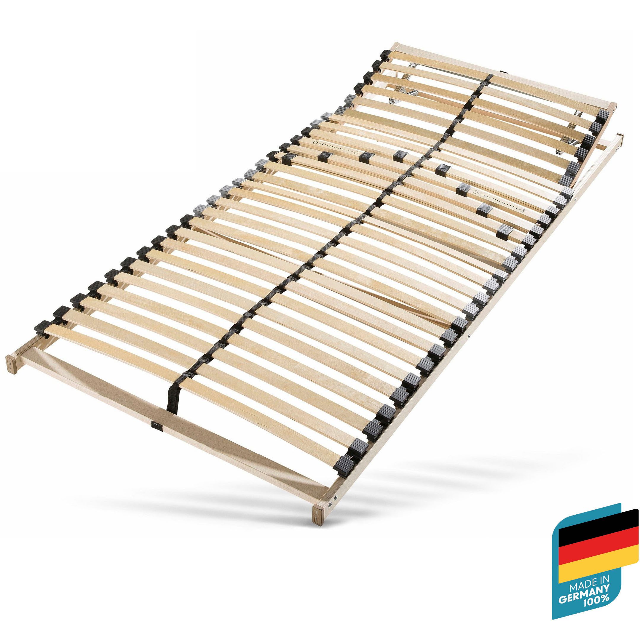 Beco Lattenbodem Standaard met verstelbaar hoofdeind en hardheidsregeling (1 stuk) lattenbodems maat 140 cm x 200 cm x 7,5 cm
