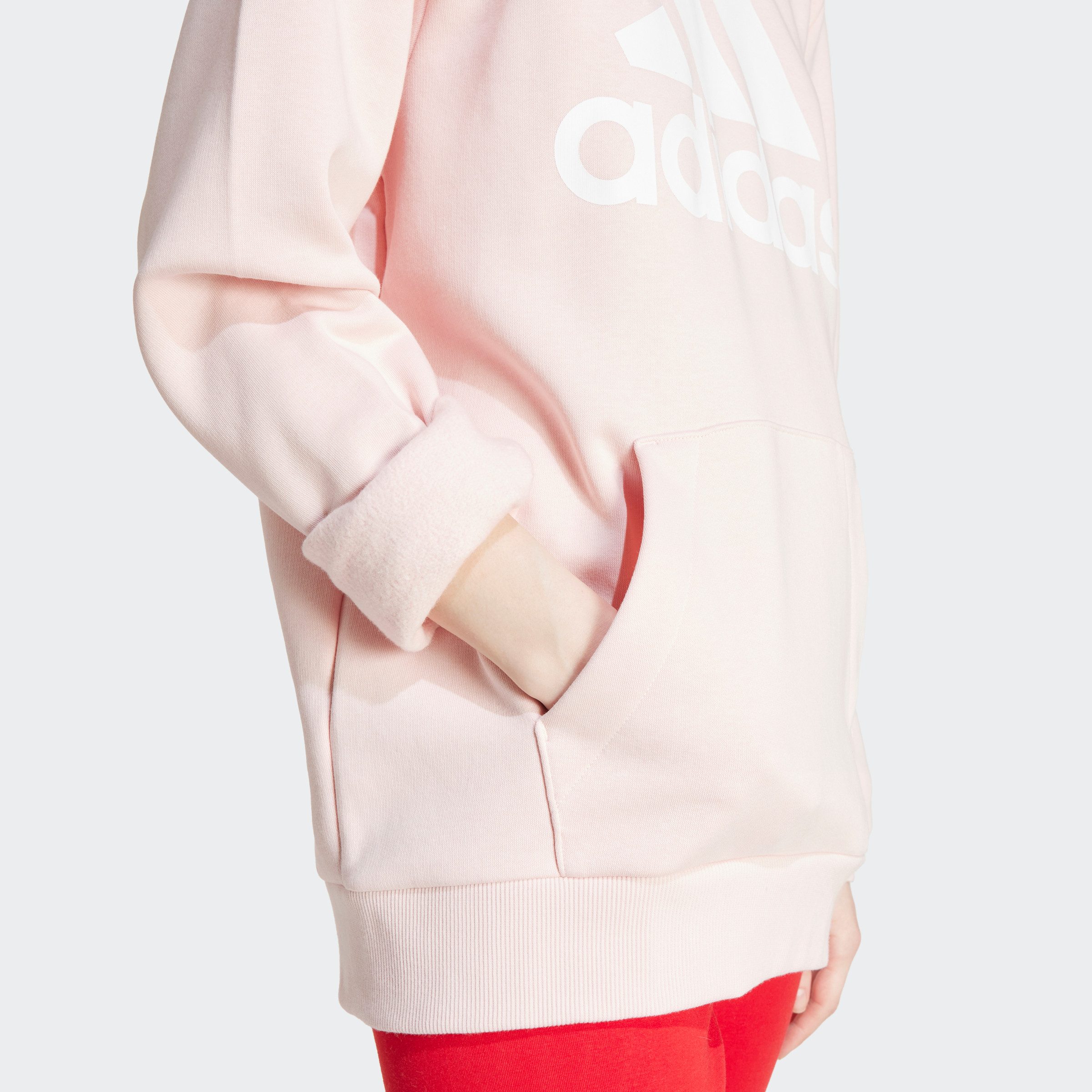 Adidas Essentials Logo Boyfriend Fleece Hoodie