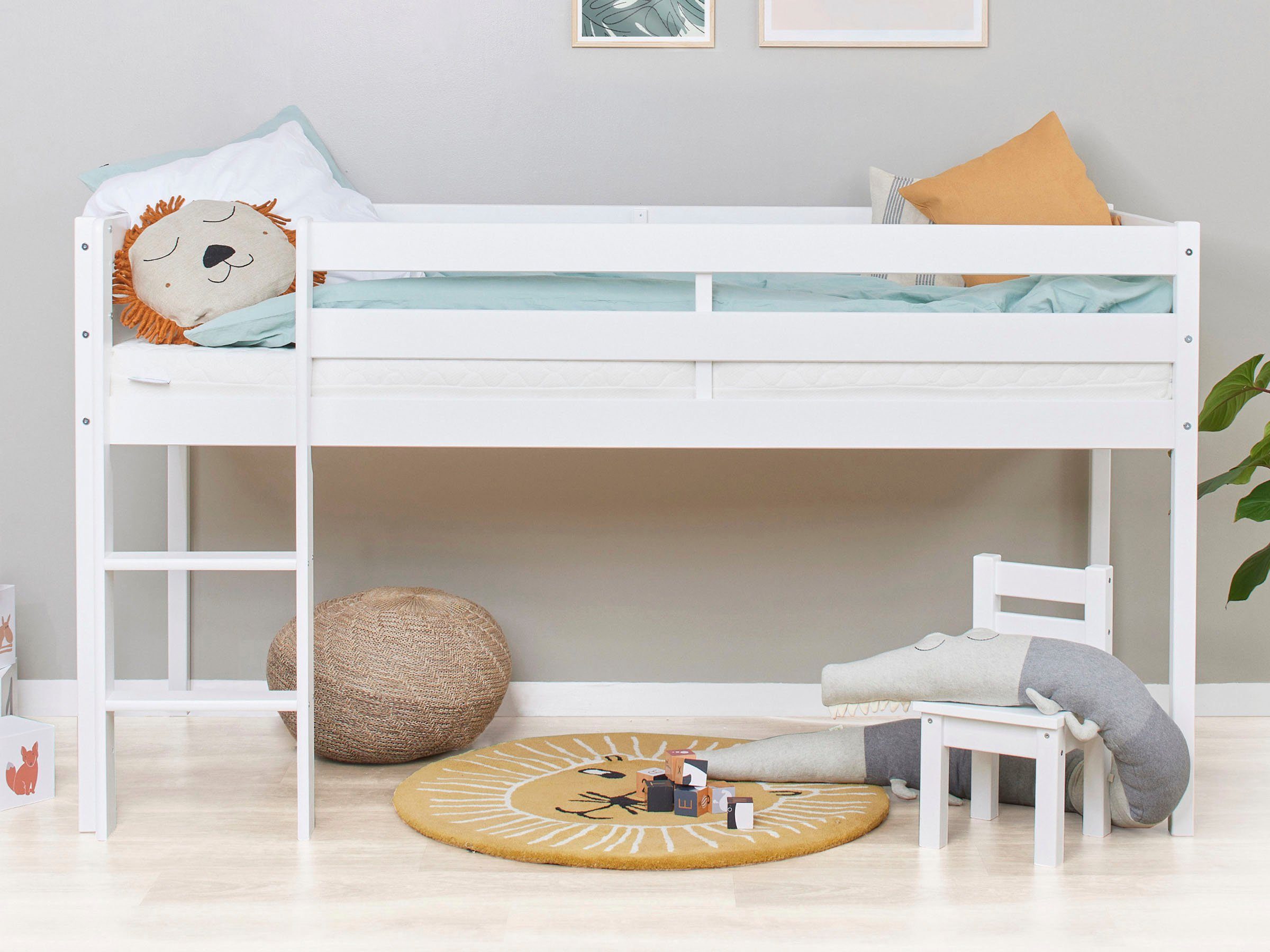 Hoppekids Speelbed ECO COMFORT, hoogslaper, deelbaar in 2 eenpersoonsbedden