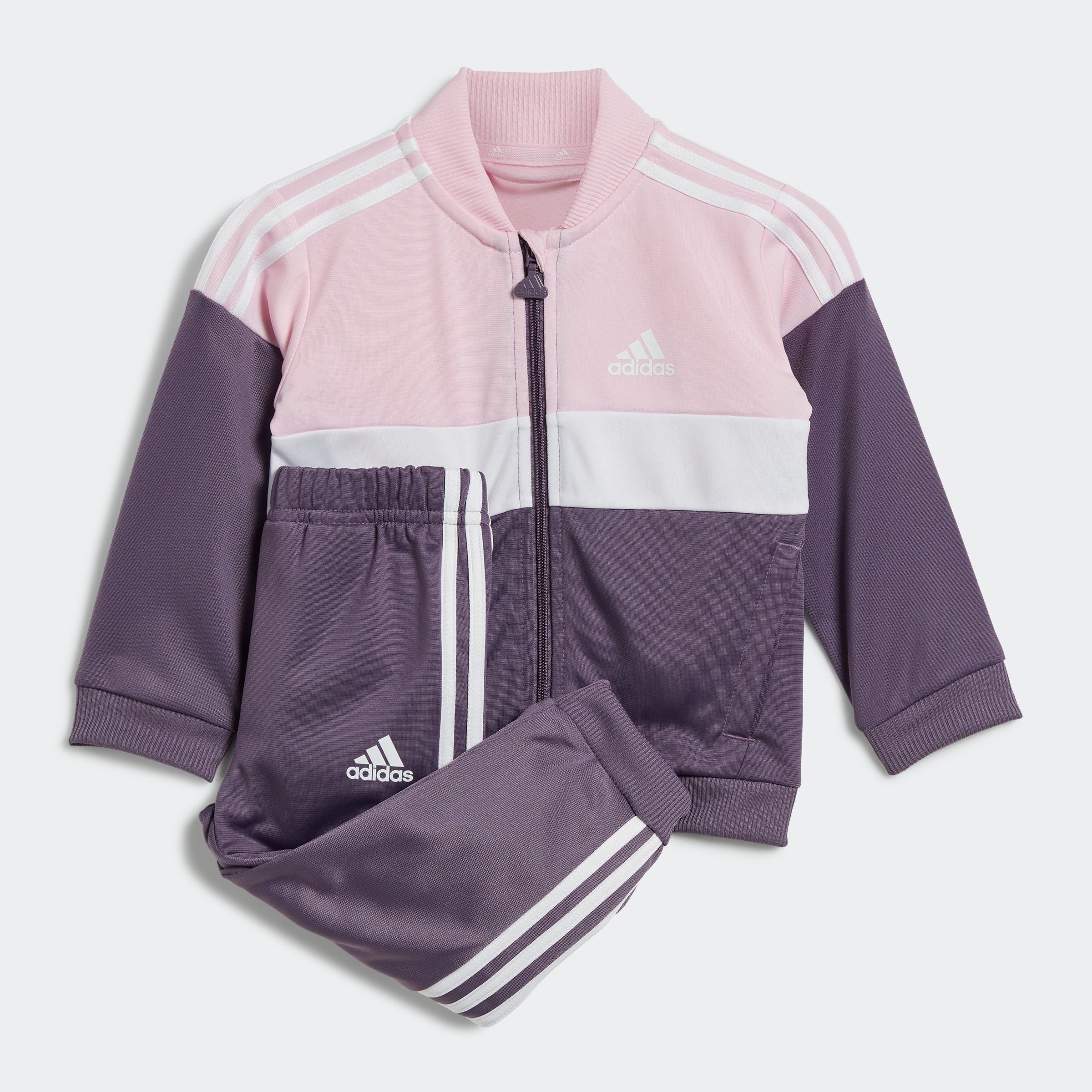 adidas Sportswear Trainingspak TIBERIO 3-STREIFEN COLORBLOCK SHINY KIDS (2-delig)