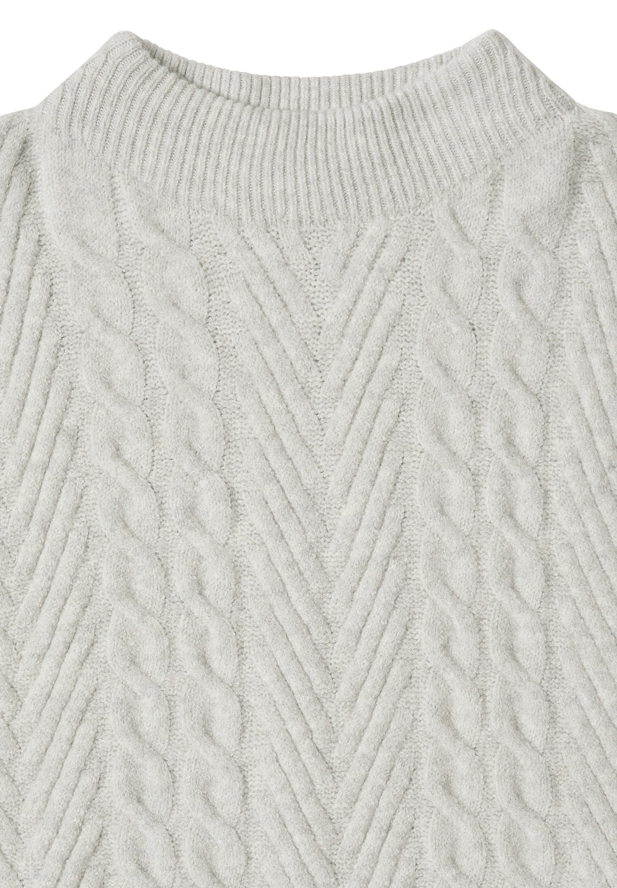 Cecil Gebreide trui met turtle neck, kabelpatroon