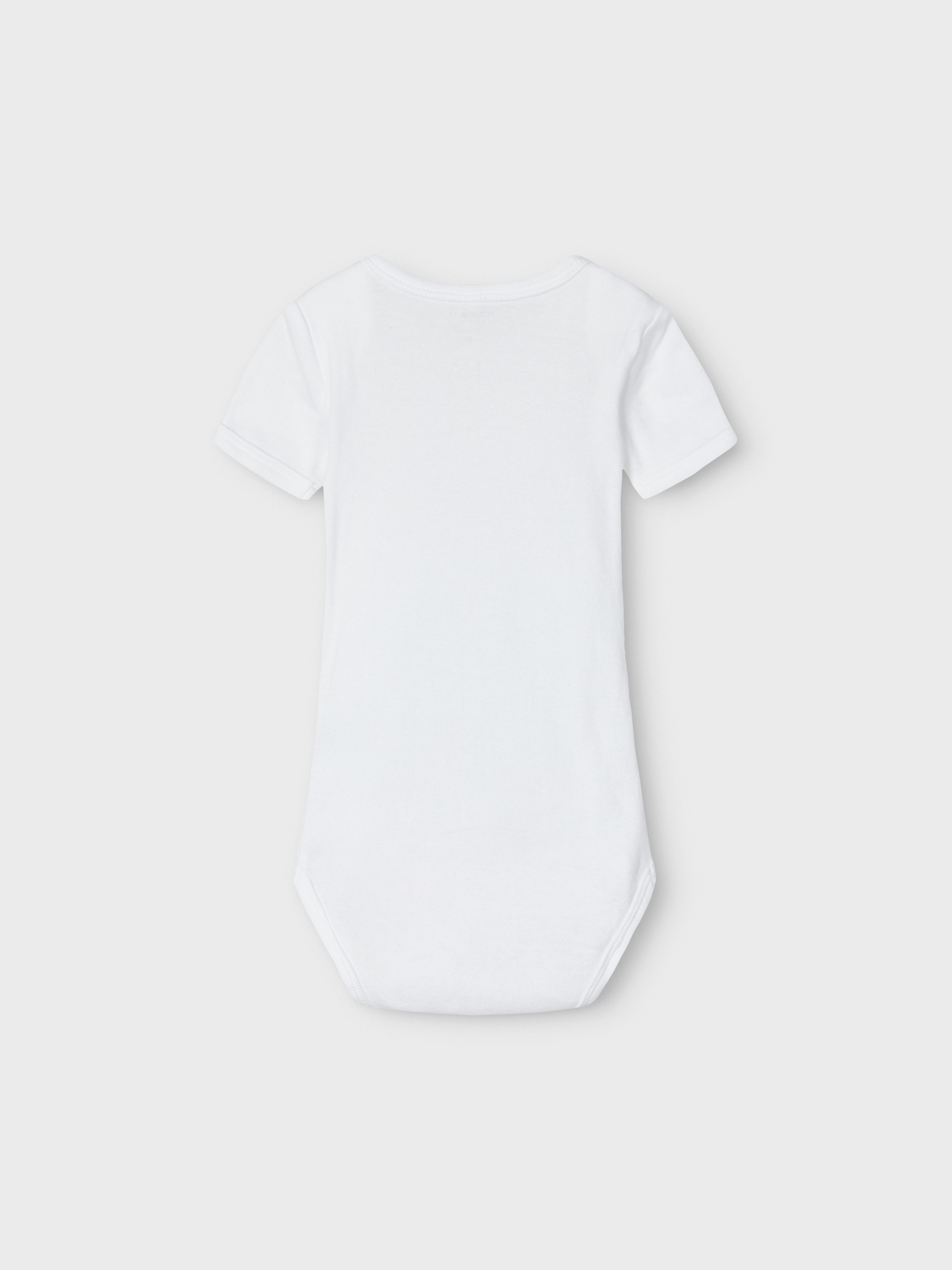 Name It Body NBNBODY 3P SS SOLID WHITE 4 NOOS (set 3-delig)