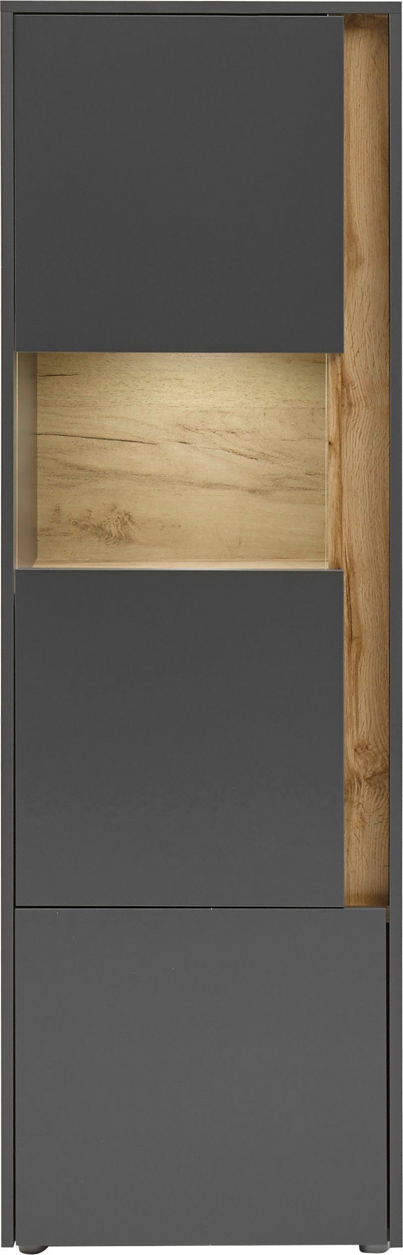 INOSIGN Vitrinekast City/Giron Hoogte ca. 155 cm