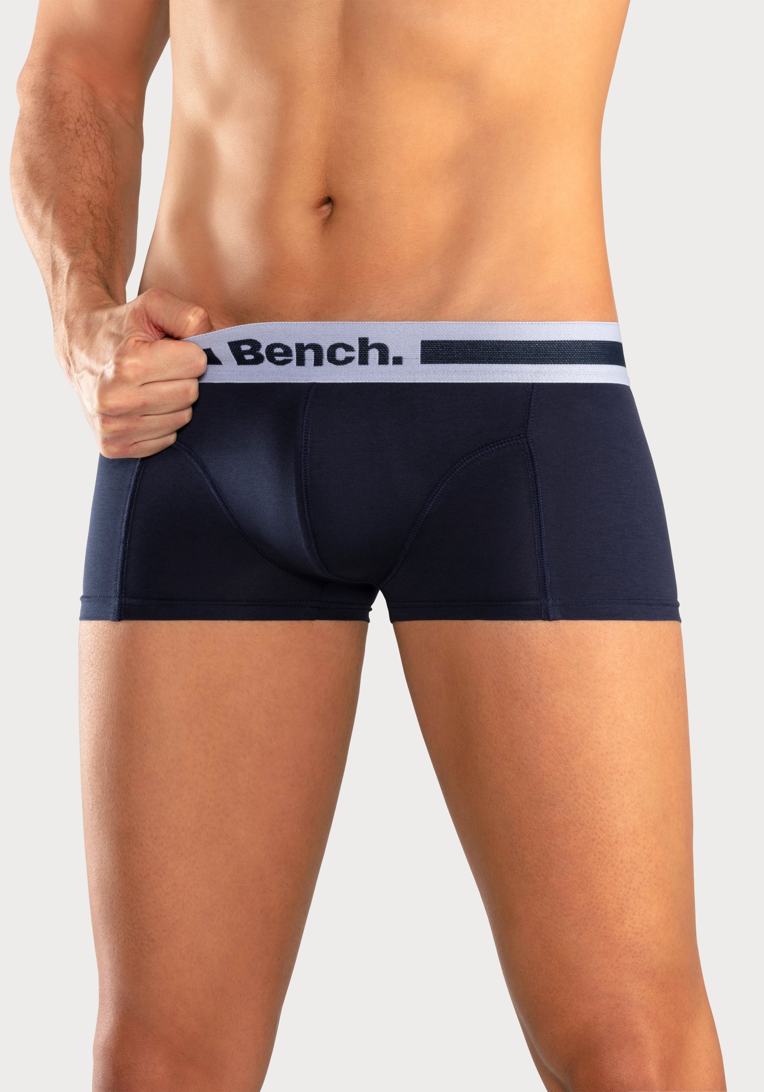 Bench. Hipster strak zittende boxershorts van katoenmix (set, 4 stuks)
