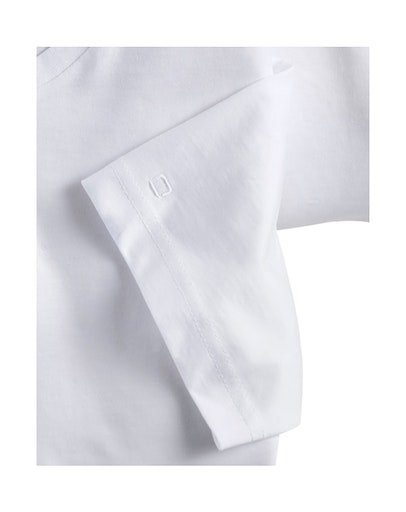 OLYMP T-shirt Casual met ton-in-ton logo-borduursel op de mouw (set, 2-delig, 2 stuks)