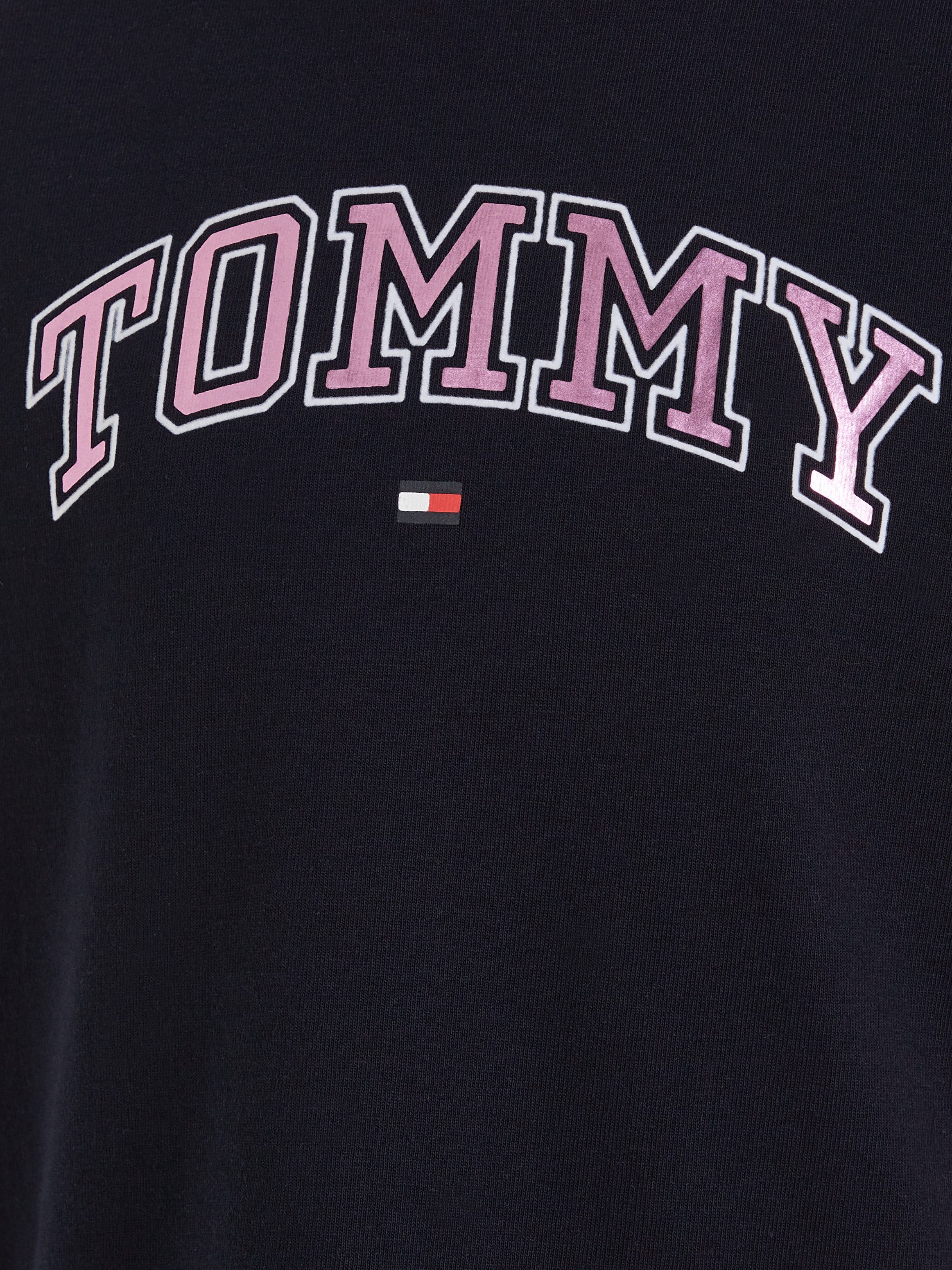 Tommy Hilfiger Shirt met korte mouwen VARSIY FOIL REG TEE SS Kinderen tot 16 jaar met logo-opdruk