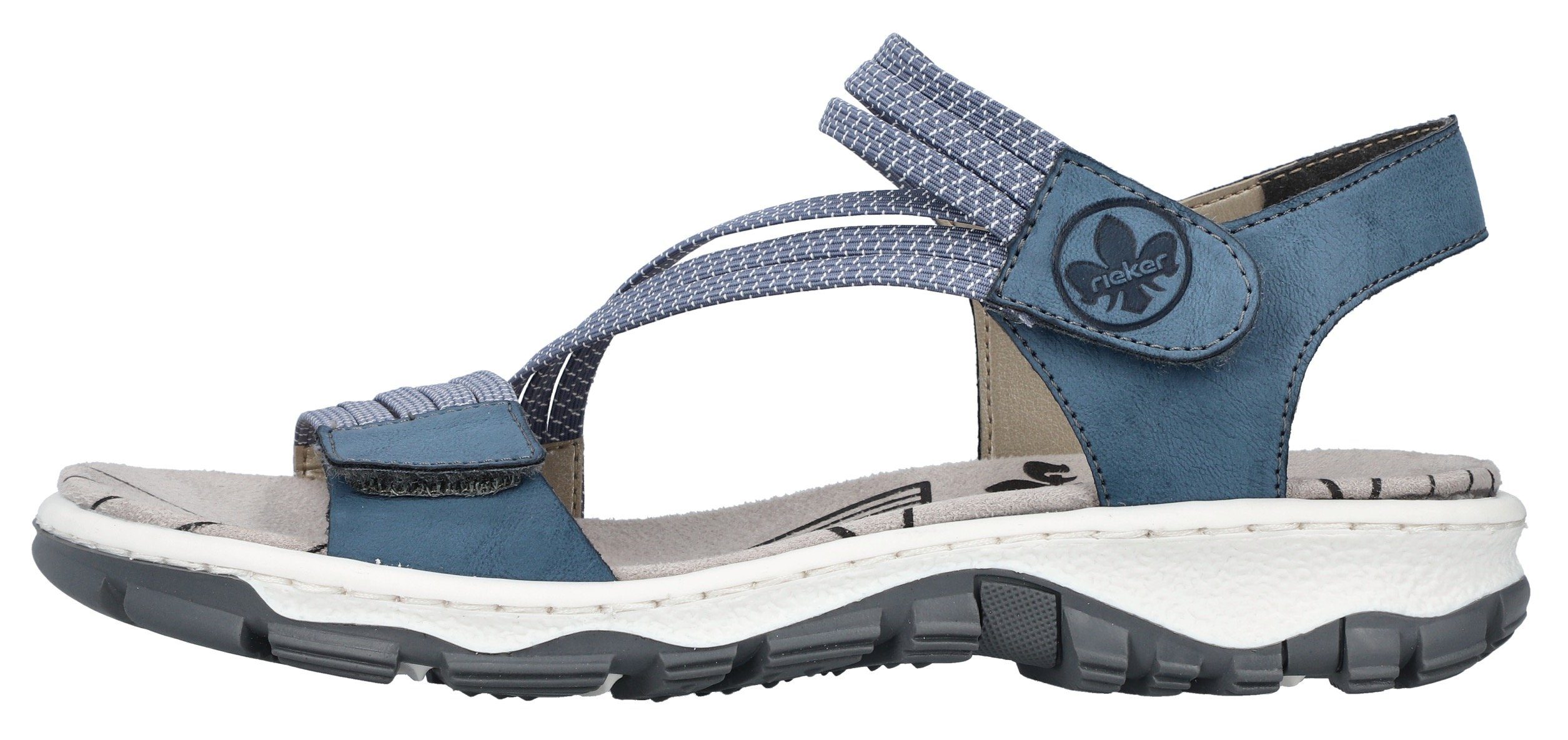 Rieker Sandalen zomerschoen, sandaal, klittenbandschoen, in sportieve uitstraling