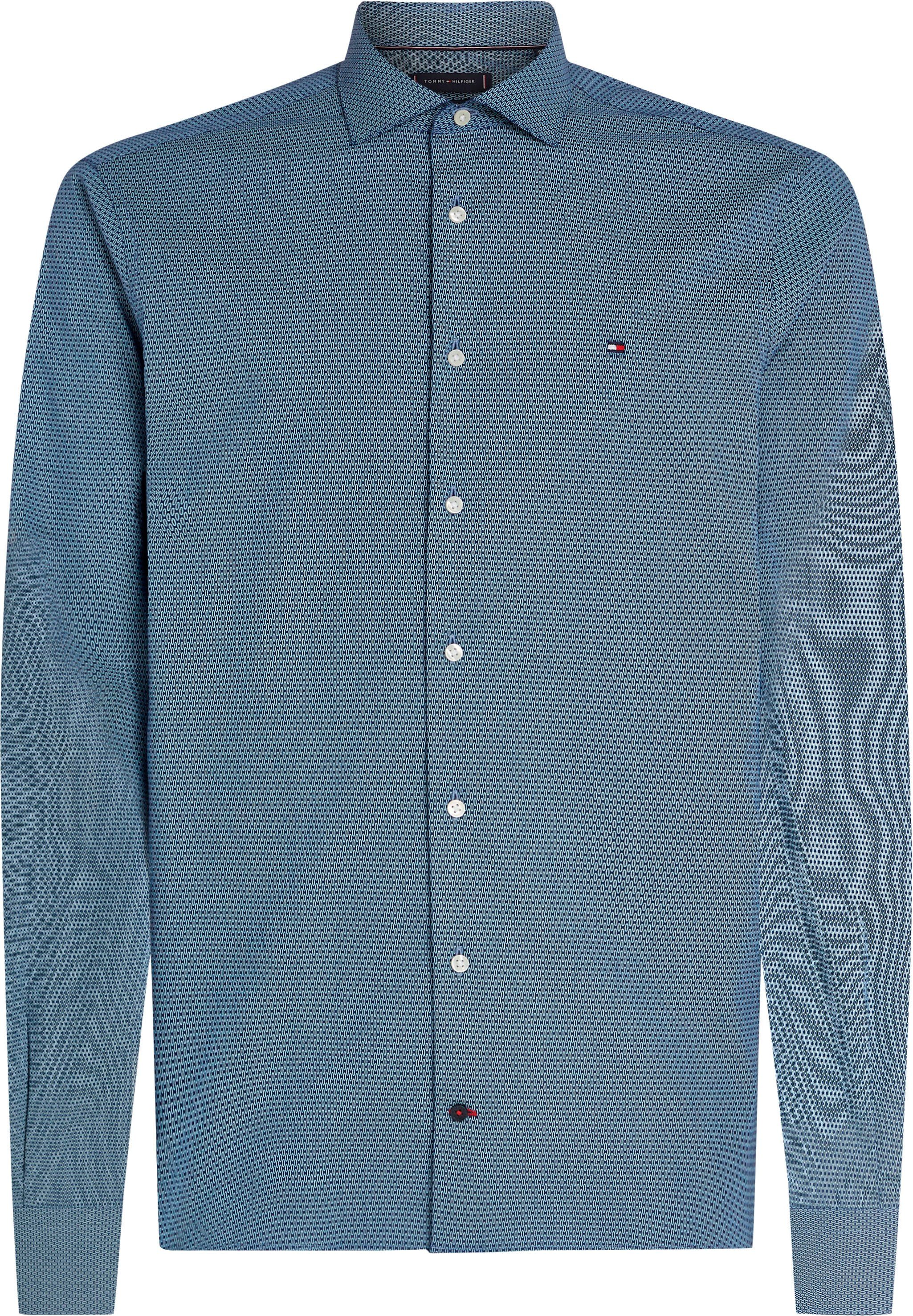 Tommy Hilfiger Businessoverhemd CL STRETCH GEO PRINT SF SHIRT
