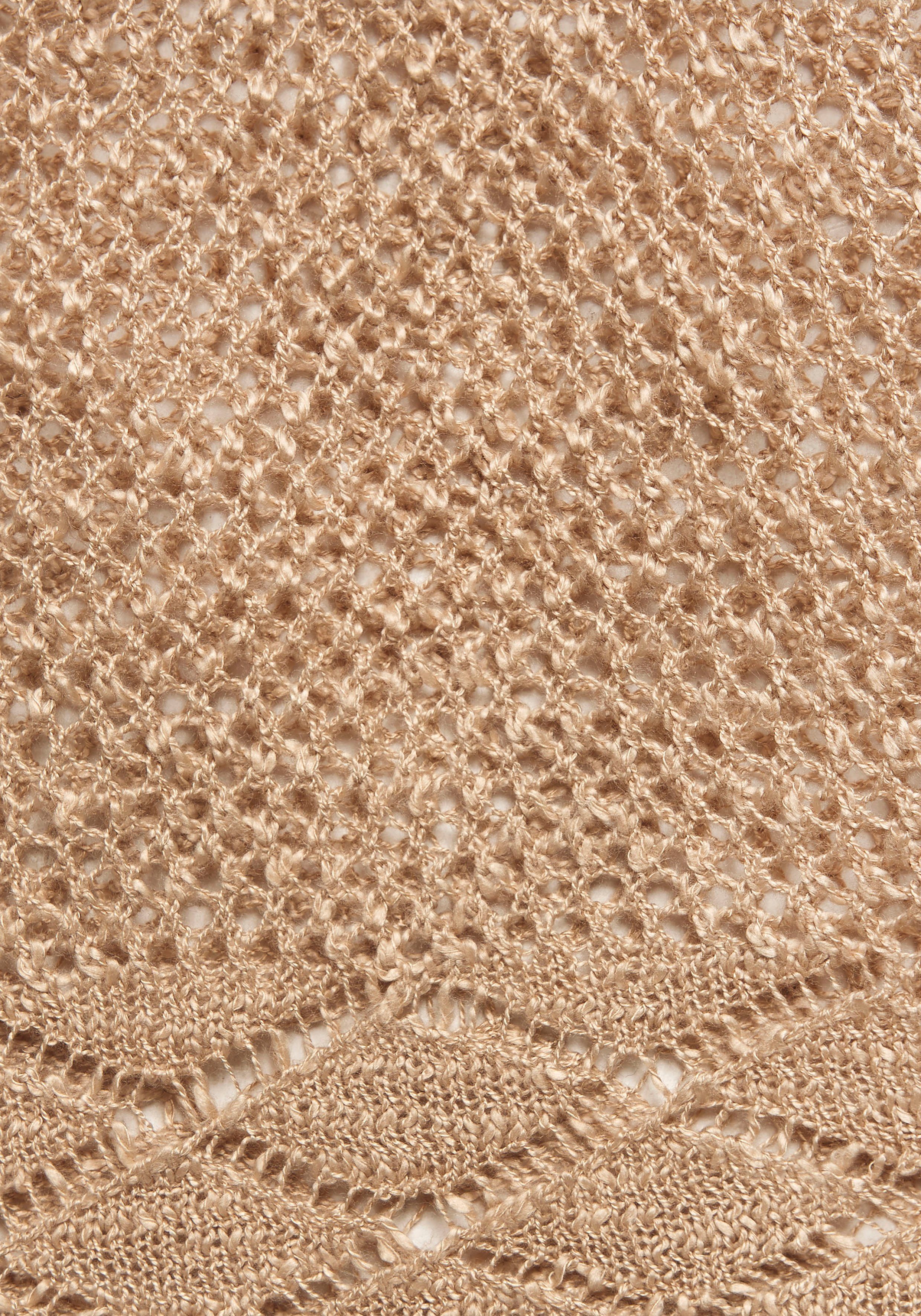 s.Oliver RED LABEL Beachwear Vest met ajourpatroon haaklook strandmode