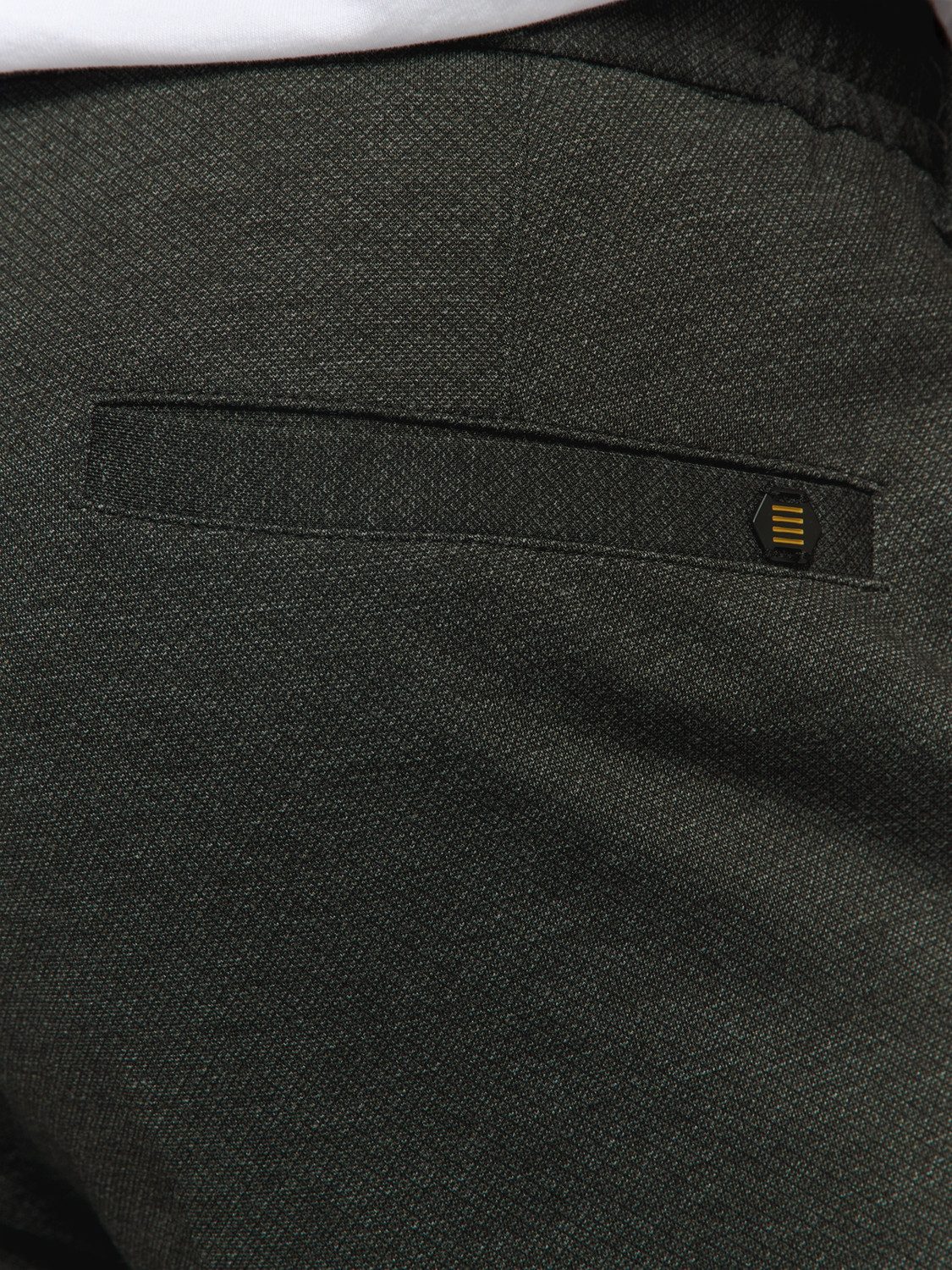 NO EXCESS Chino met leuke structuur